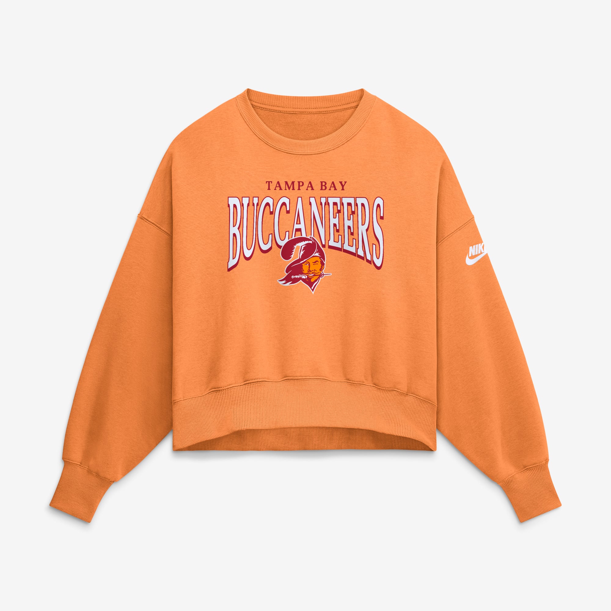 Women's Nike Orange Tampa Bay Buccaneers Oversized Phoenix Fleece Sweatshirt
