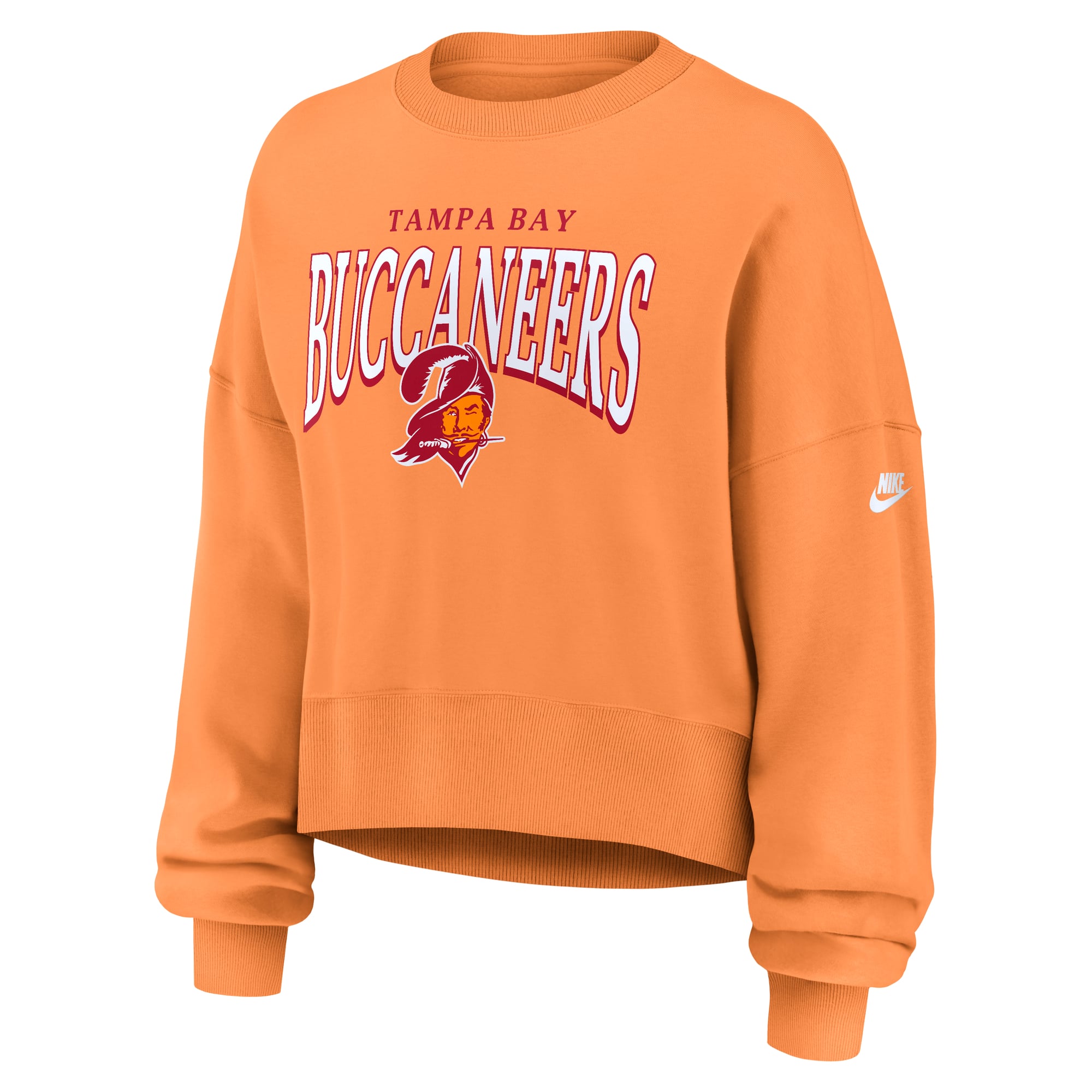 Women's Nike Orange Tampa Bay Buccaneers Oversized Phoenix Fleece Sweatshirt