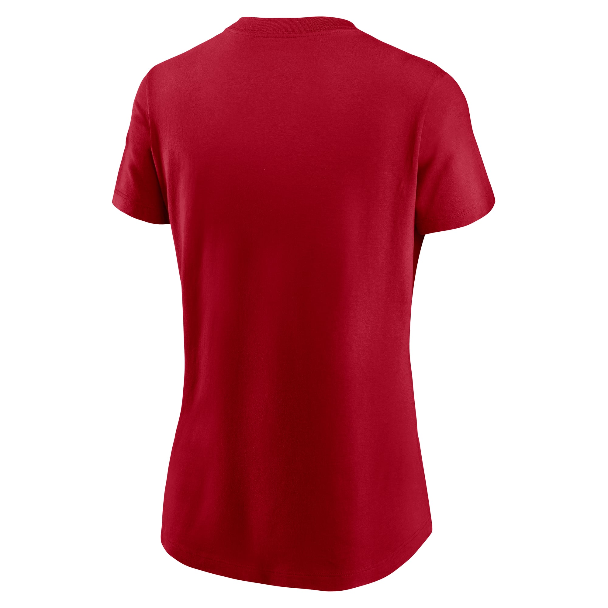 T-shirt Nike rouge pour femme avec logo principal des Buccaneers de Tampa Bay