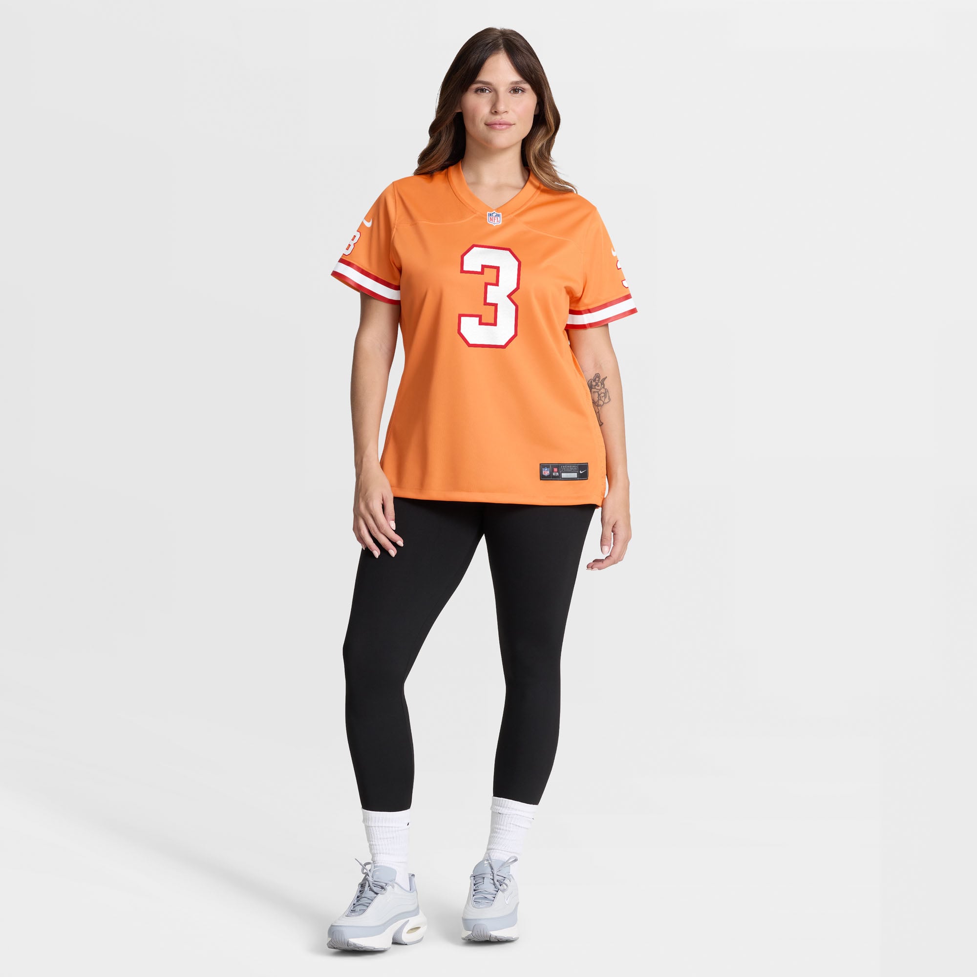 Maillot alternatif Nike Rueben Bain Jr. Creamsicle des Buccaneers de Tampa Bay pour femmes