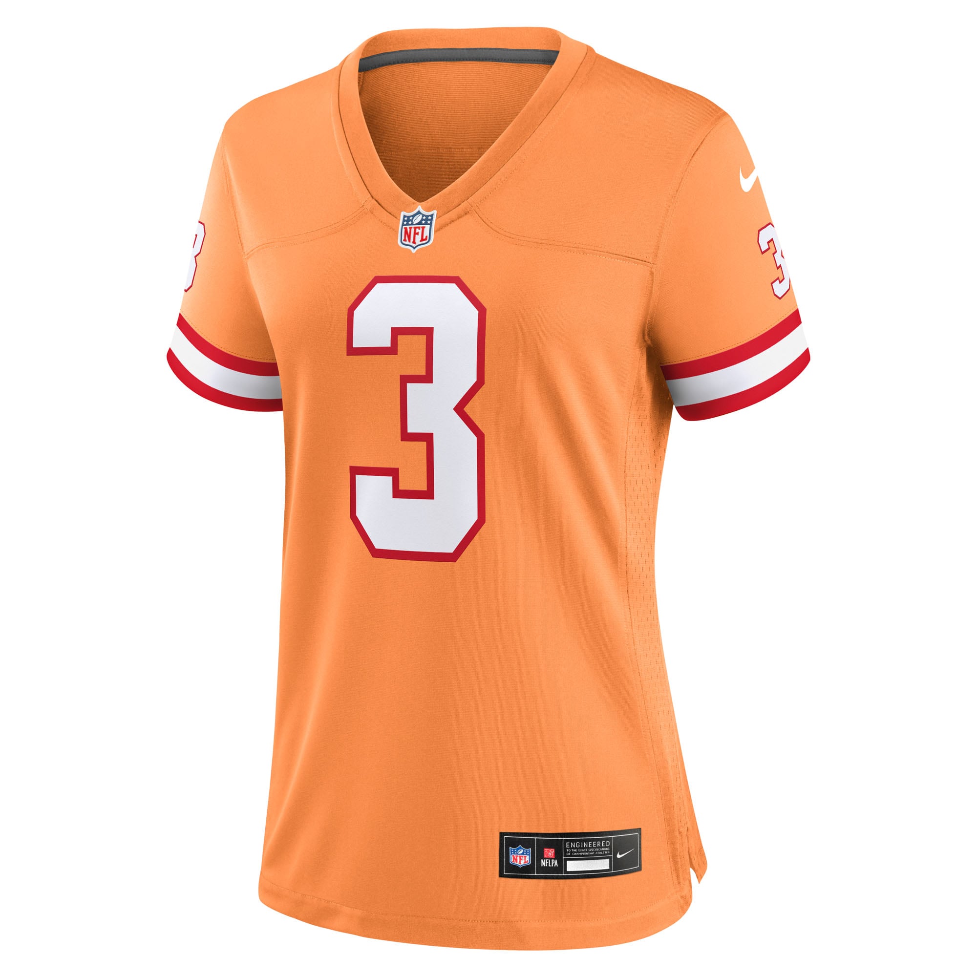 Maillot alternatif Nike Rueben Bain Jr. Creamsicle des Buccaneers de Tampa Bay pour femmes