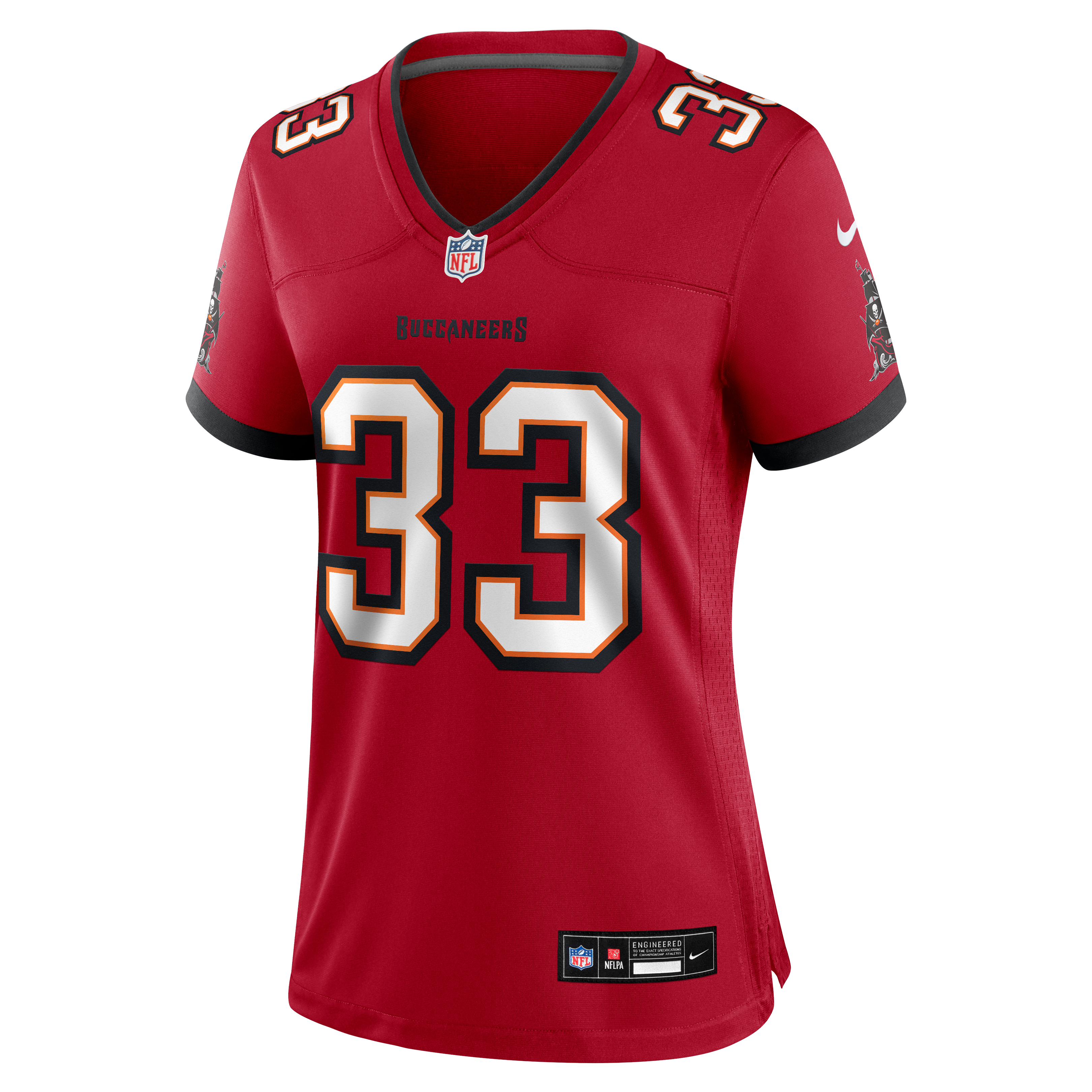 Women's Nike Silas Walters Red Tampa Bay Buccaneers Team Game Jersey