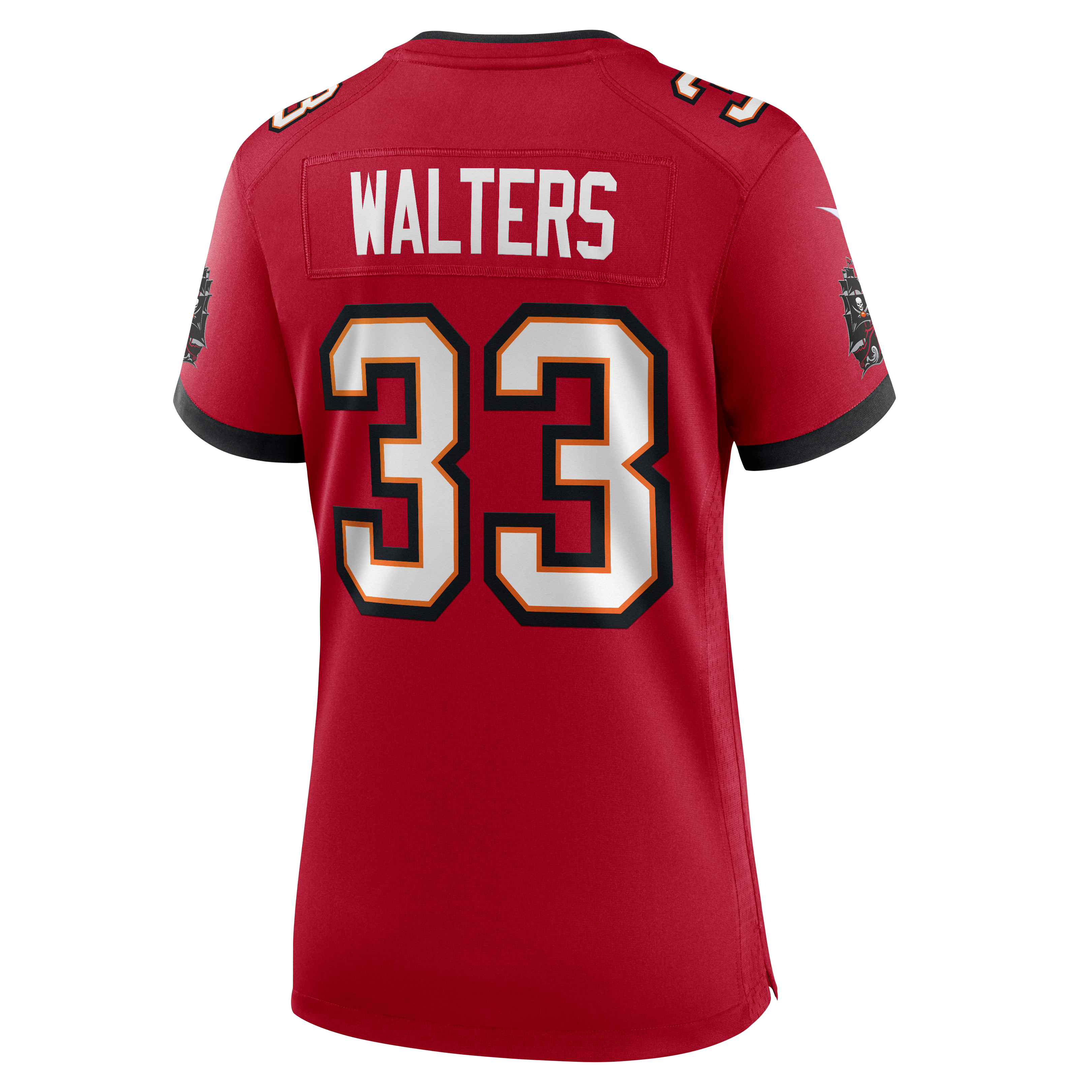 Women's Nike Silas Walters Red Tampa Bay Buccaneers Team Game Jersey