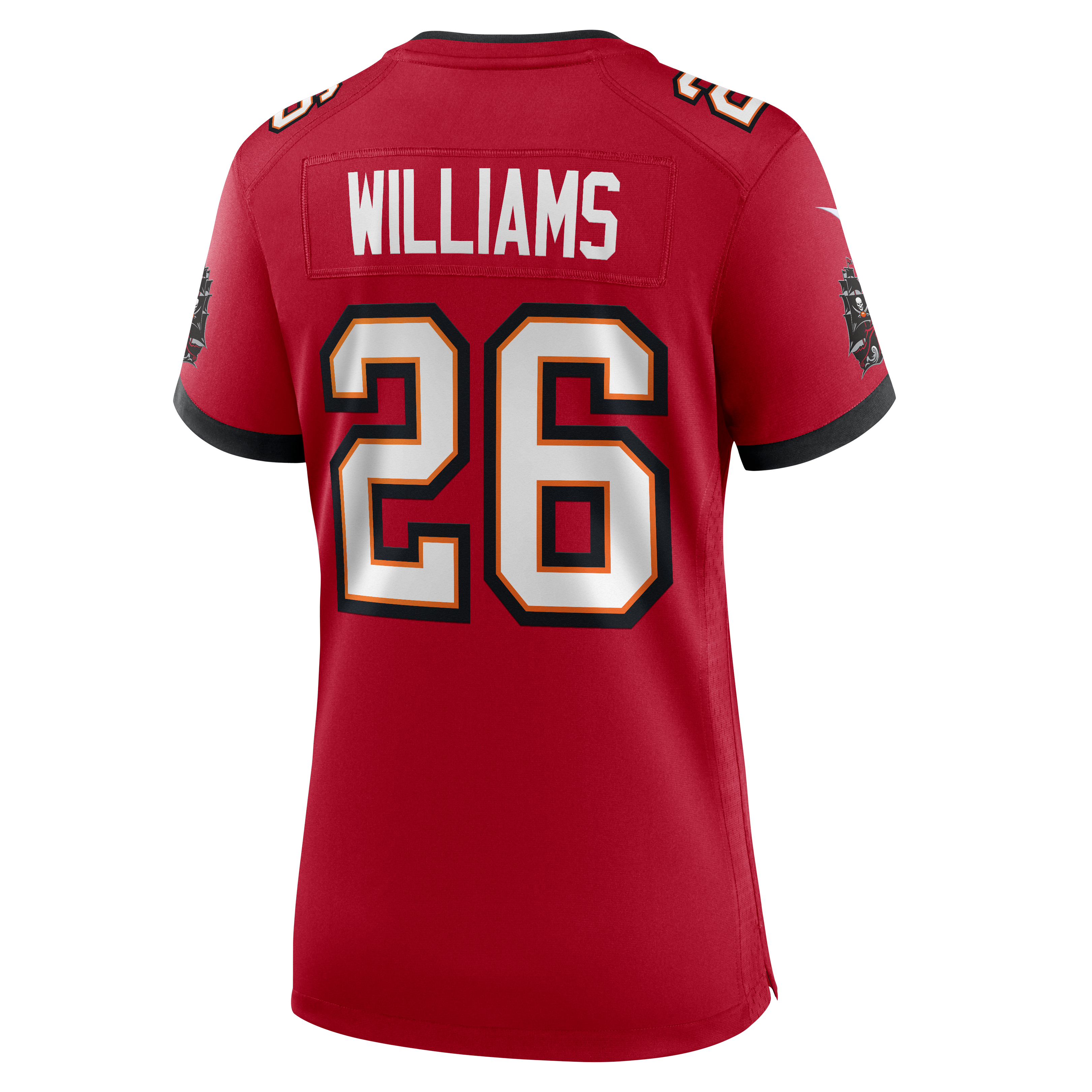 Women's Nike Xavier Williams Red Tampa Bay Buccaneers Team Game Jersey