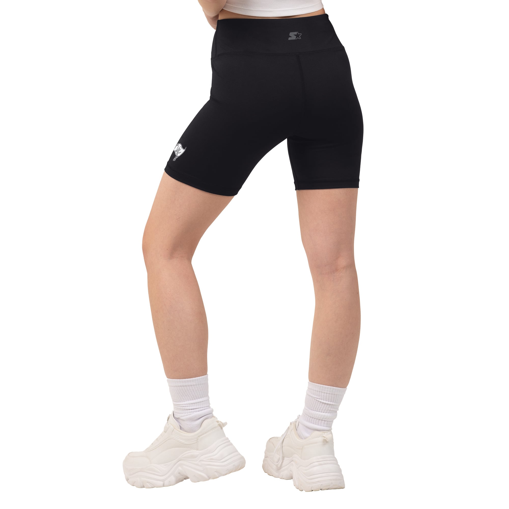 Women's Starter Black Tampa Bay Buccaneers Biker Shorts