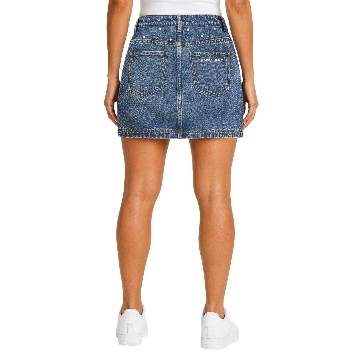 Jupe Starter Denim pour femme, motif perle des Tampa Bay Buccaneers