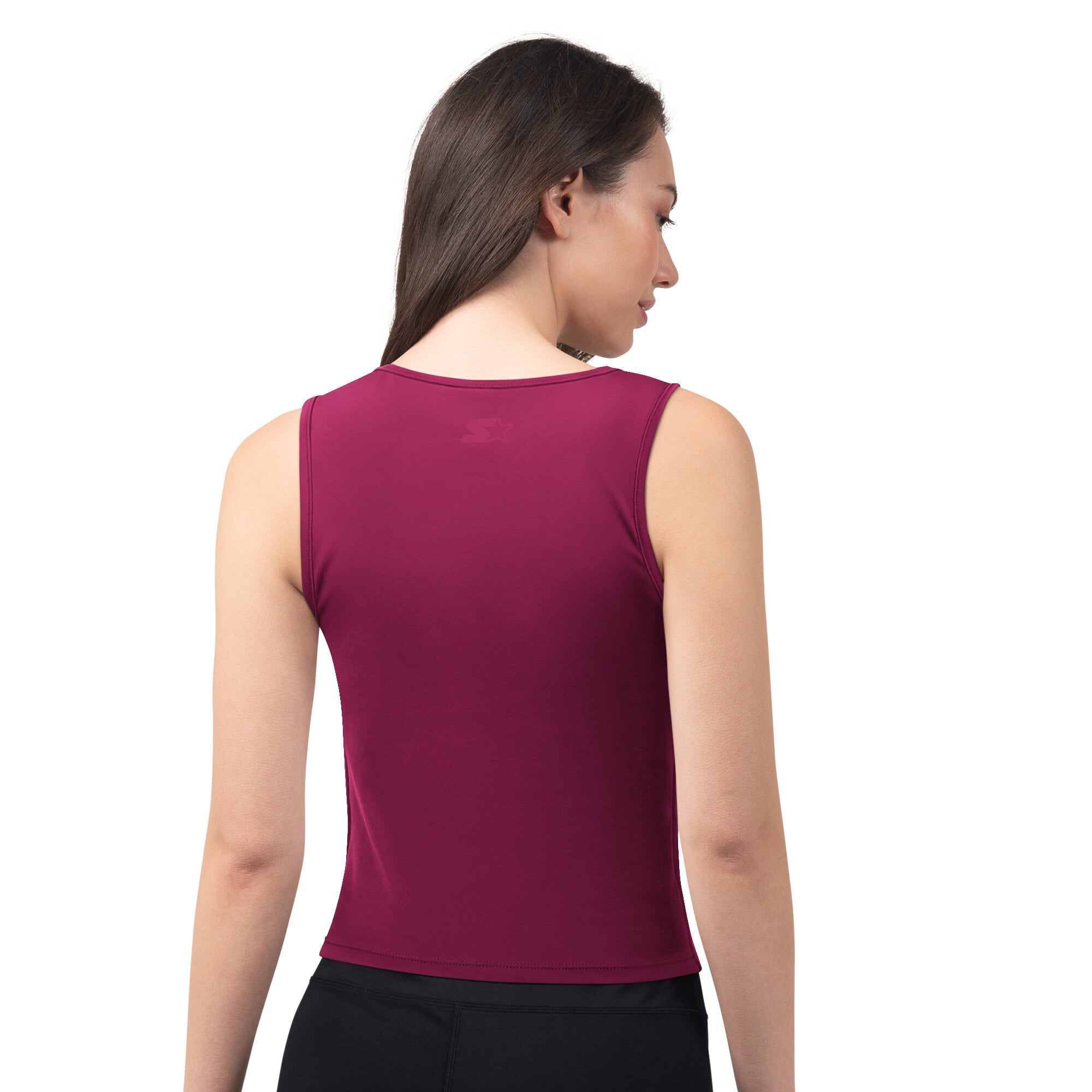 Women's  Starter Maroon Tampa Bay Buccaneers Athleisure Cropped Tank Top