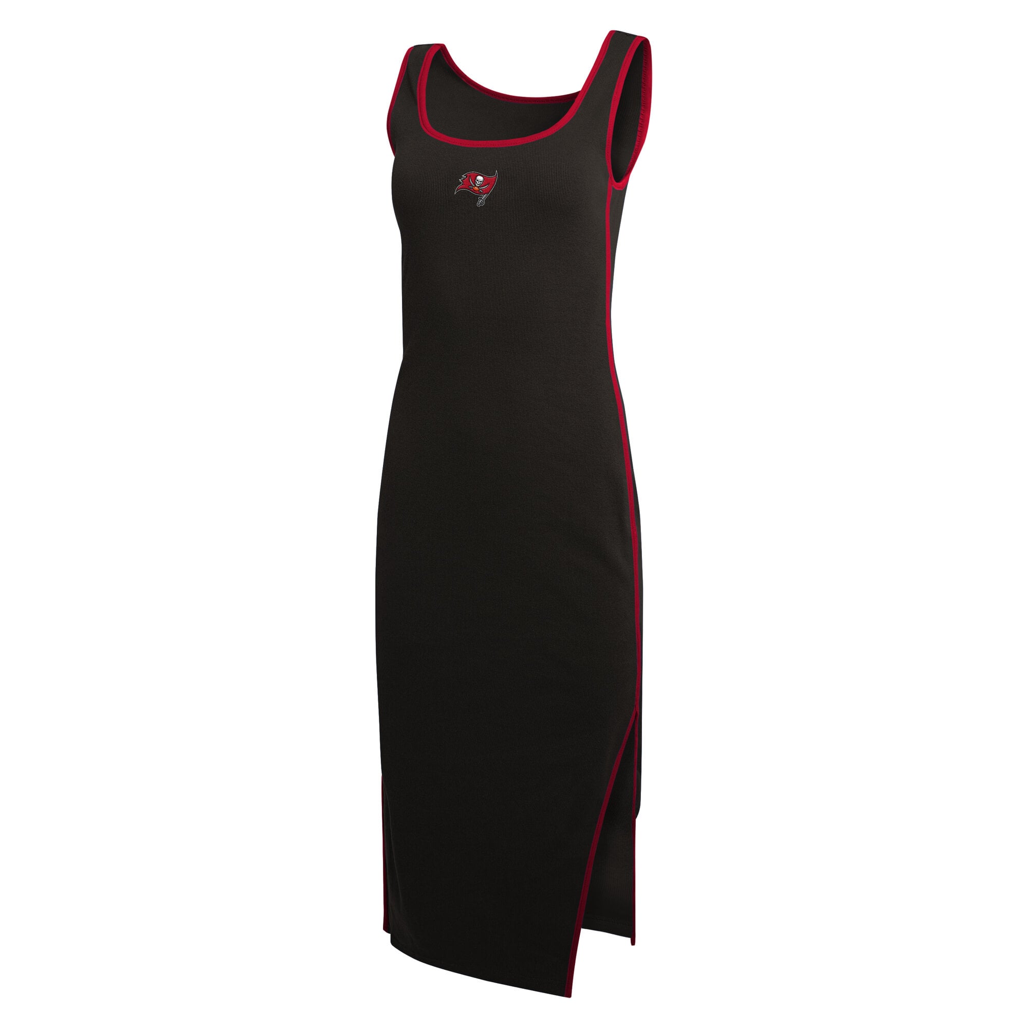 Women's WEAR by Erin Andrews  Black Tampa Bay Buccaneers Ribbed Tank Dress