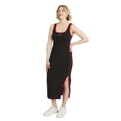  Tampa Bay Buccaneers WEAR by Erin Andrews Women's Ribbed Tank Dress - Black