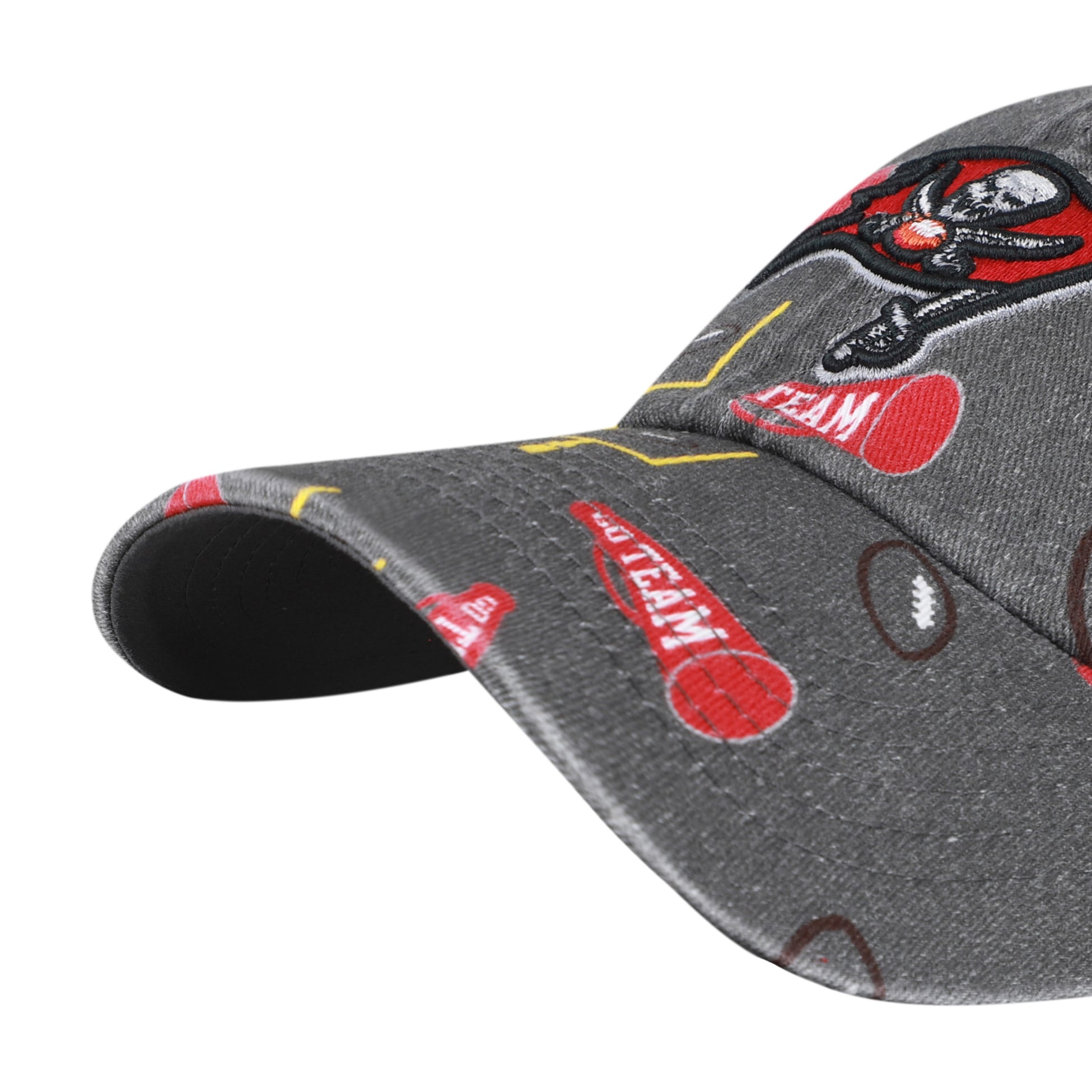 Youth '47 Pewter Tampa Bay Buccaneers Stomping Ground Clean Up Adjustable Hat