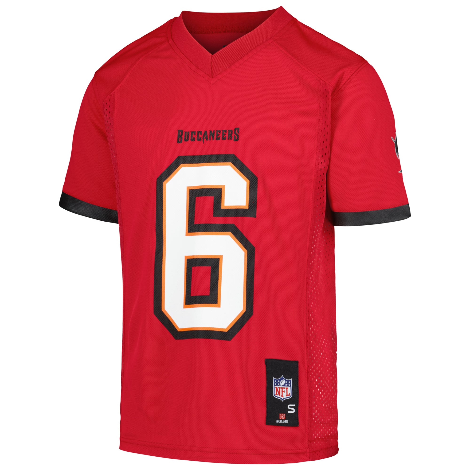 Maillot réplique pour enfant de Baker Mayfield, rouge, des Buccaneers Tampa Bay