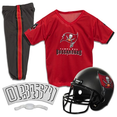 Tampa Bay Buccaneers Franklin Sports Youth NFL Deluxe Uniform Set - Red
