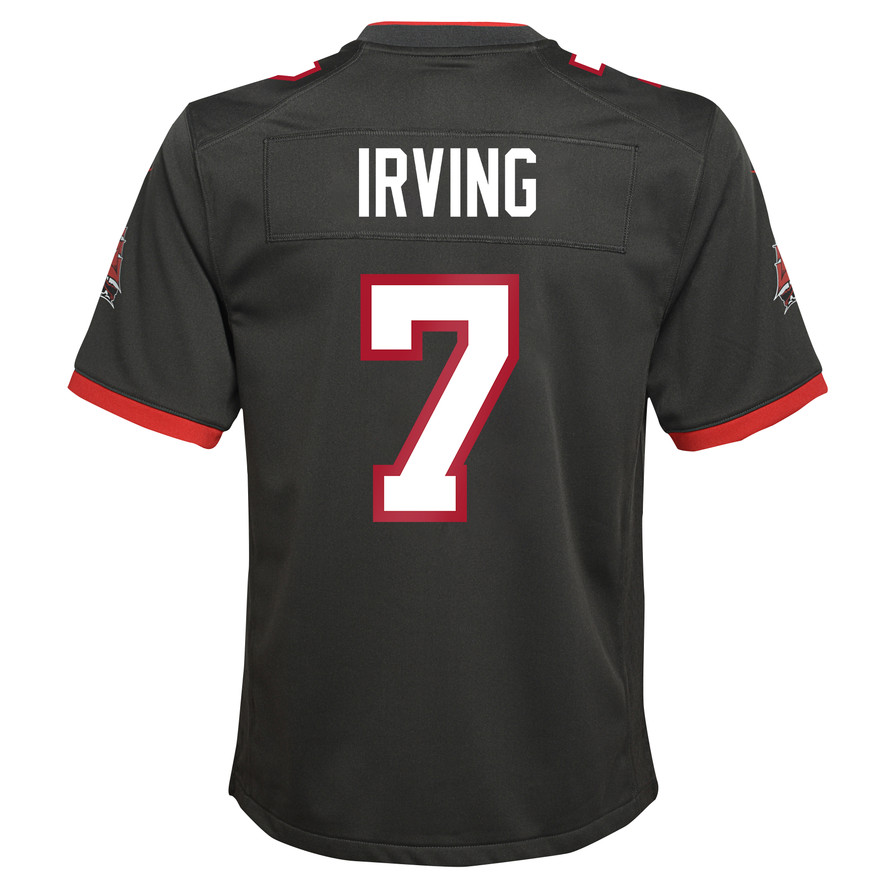 Maillot de match alternatif Nike Bucky Irving Pewter des Buccaneers Tampa Bay pour jeunes