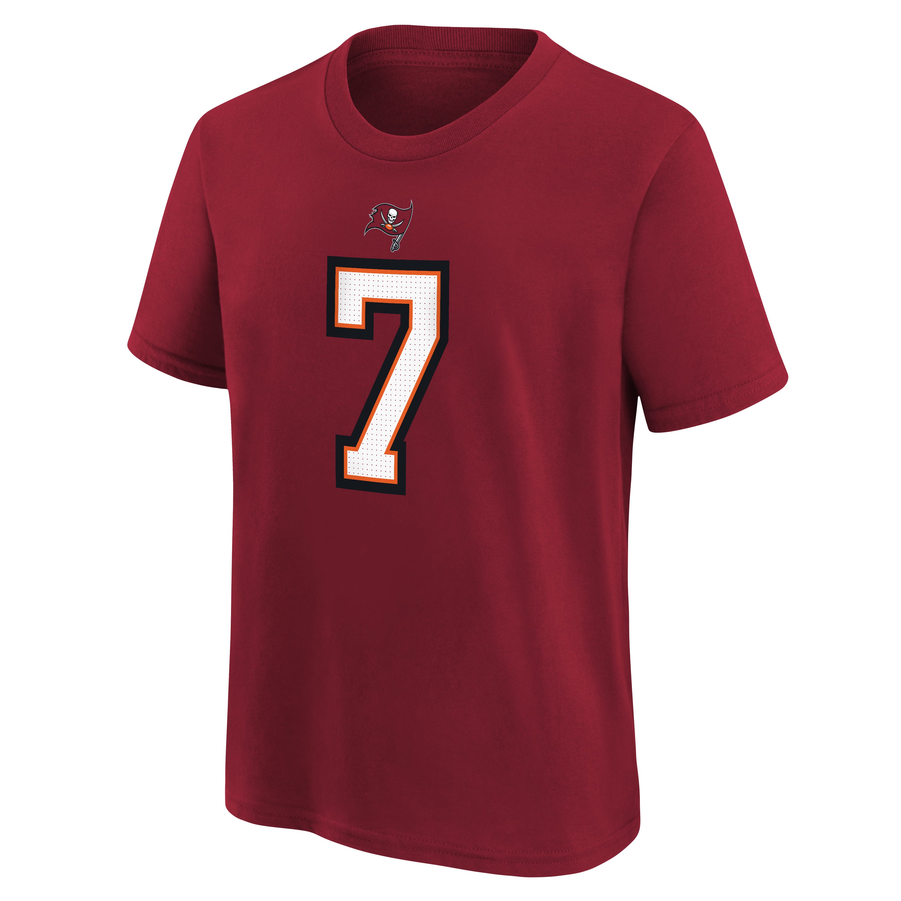 T-shirt Nike pour enfant avec le nom et numéro du joueur Bucky Irving des Buccaneers de Tampa Bay (rouge)