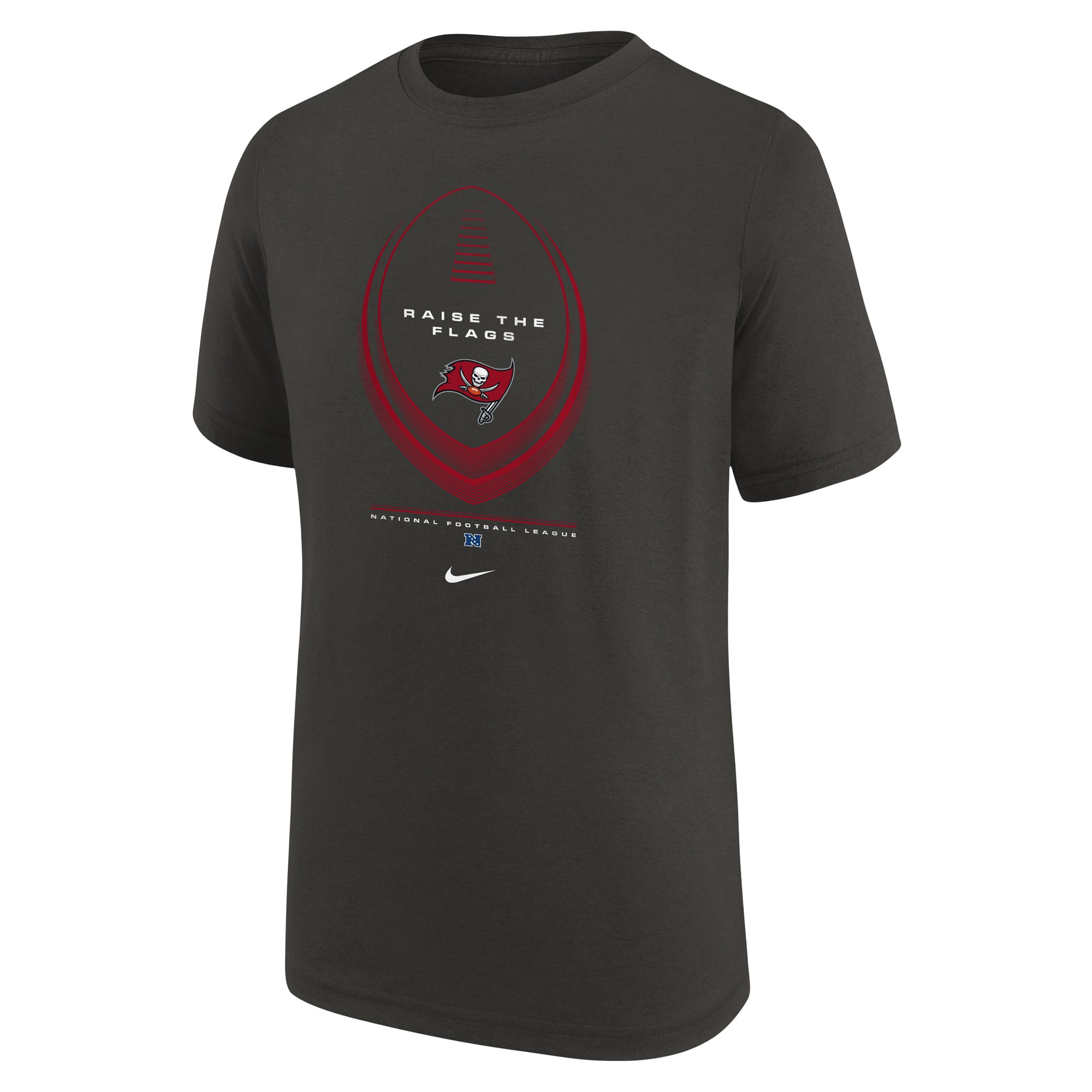 T-shirt Nike Dri-FIT Icon Legend Tampa Bay Buccaneers couleur étain pour enfant