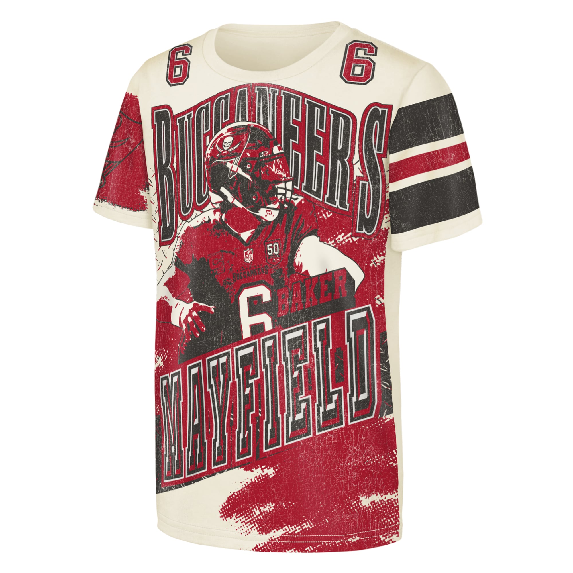 T-shirt à l'effigie de Baker Mayfield, des Tampa Bay Buccaneers, modèle classique, pour jeunes la marque Outerstuff.
