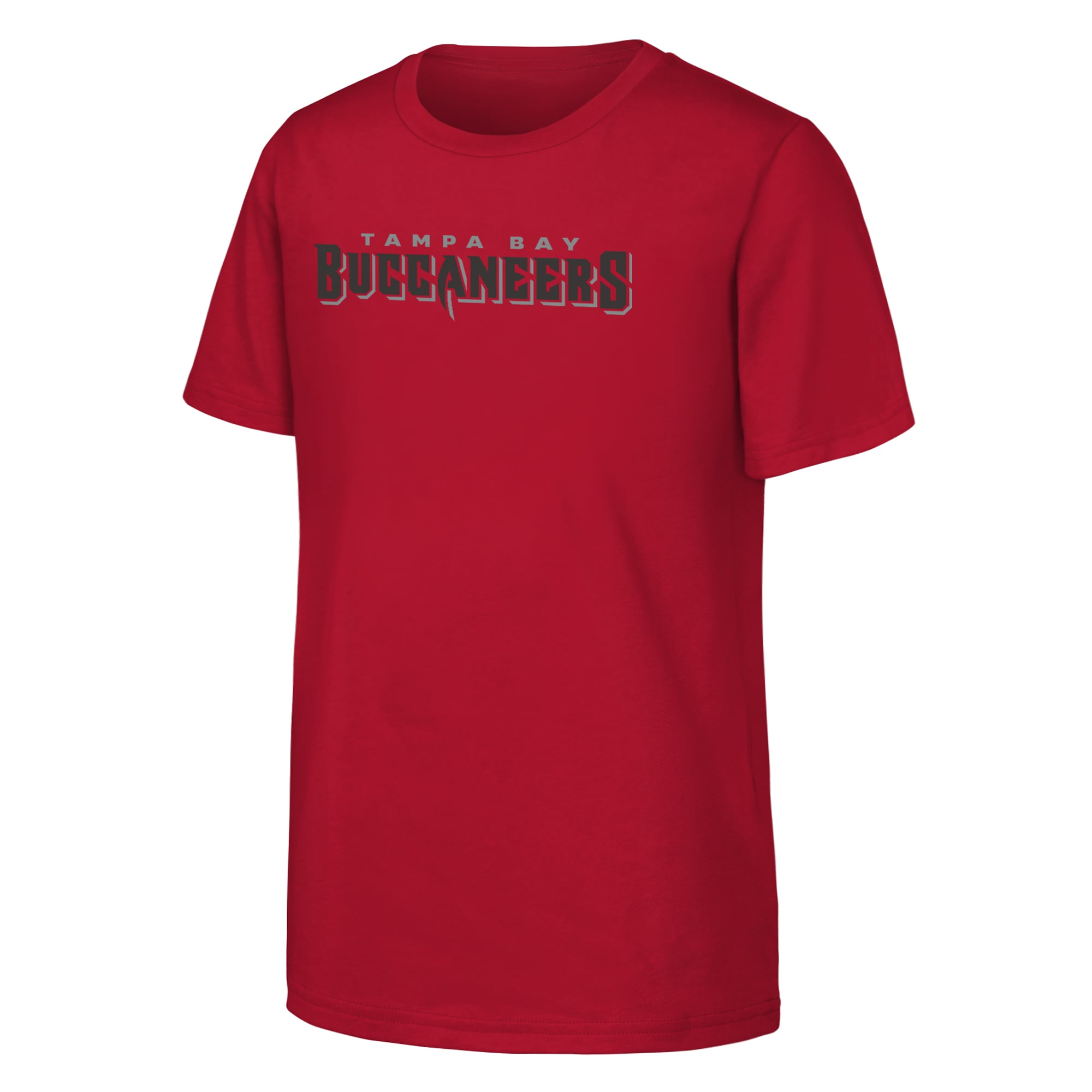 T-shirt Outerstuff pour jeunes, Baker Mayfield rouge, Tampa Bay Buccaneers, nom et numéro