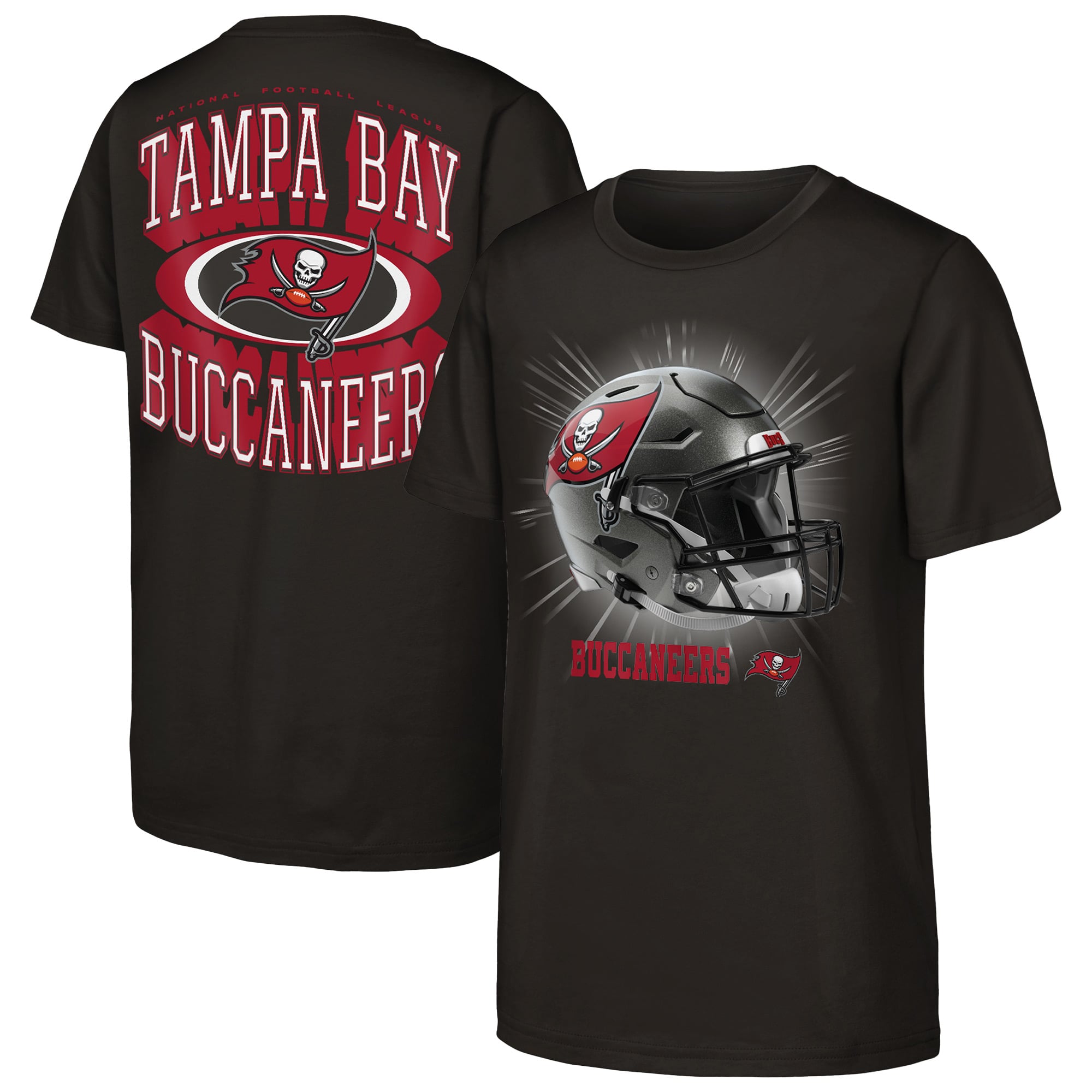 T-shirt noir Youth Outerstuff Tampa Bay Buccaneers « Mentalité de gagnant »
