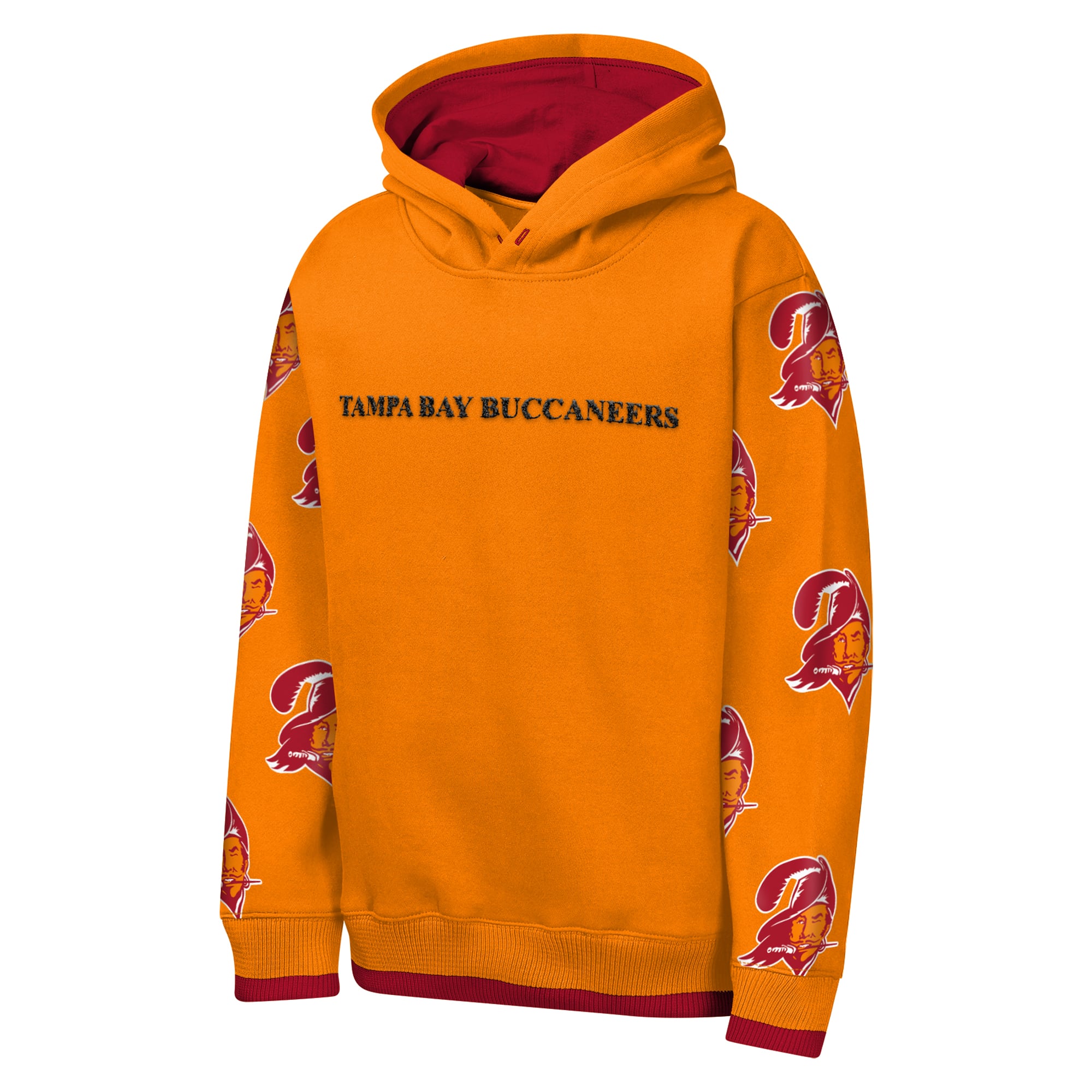 Sweat à capuche en chenille orange rétro Tampa Bay Buccaneers pour jeunes Outerstuff, jour de la draft