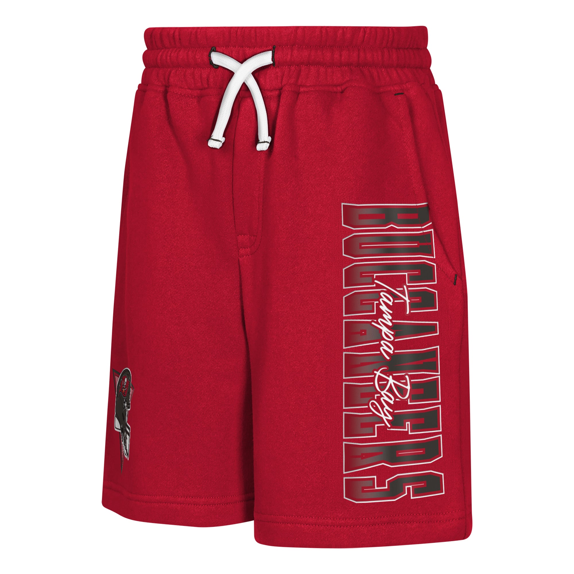 Youth Outerstuff Red Tampa Bay Buccaneers Audible Fleece Shorts