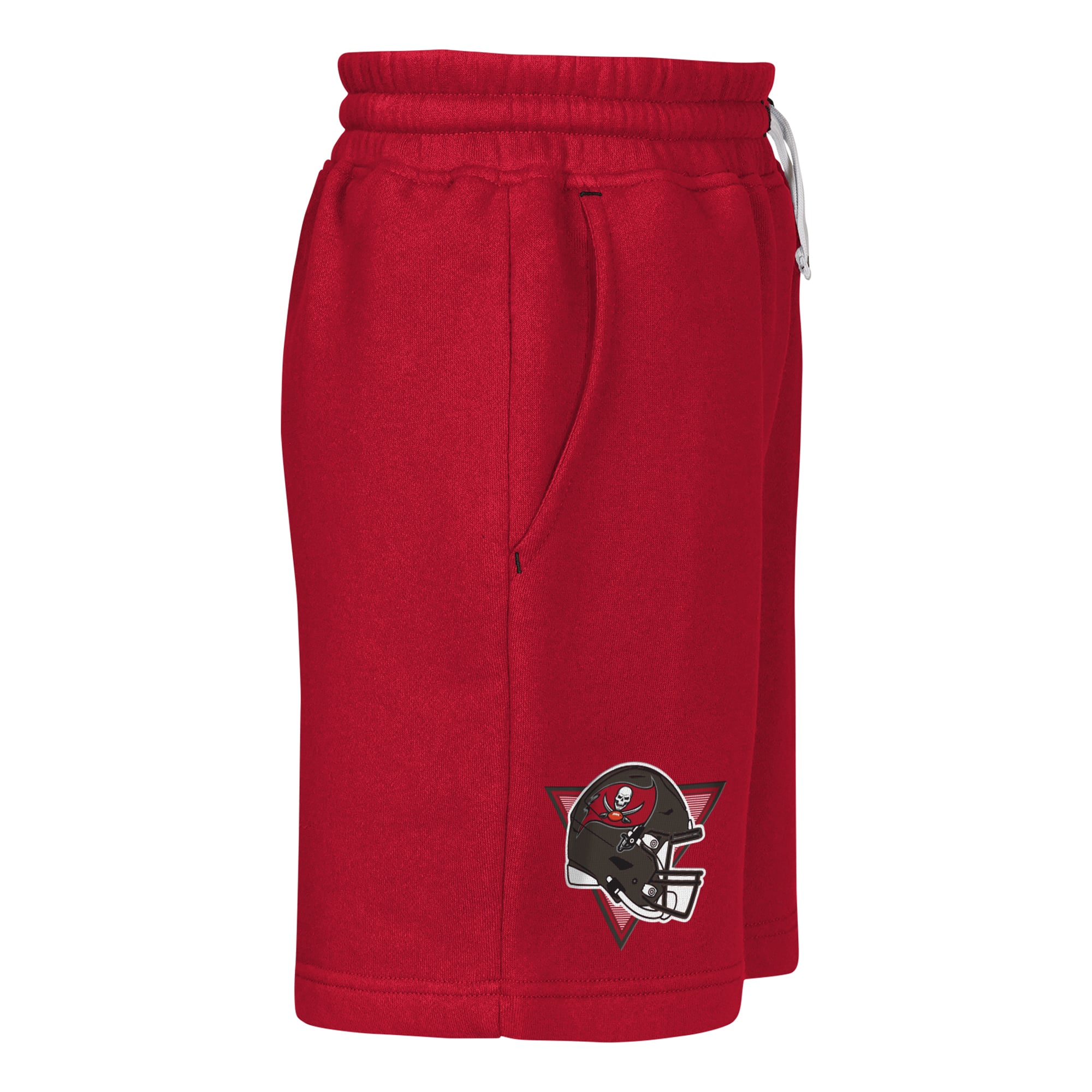 Youth Outerstuff Red Tampa Bay Buccaneers Audible Fleece Shorts