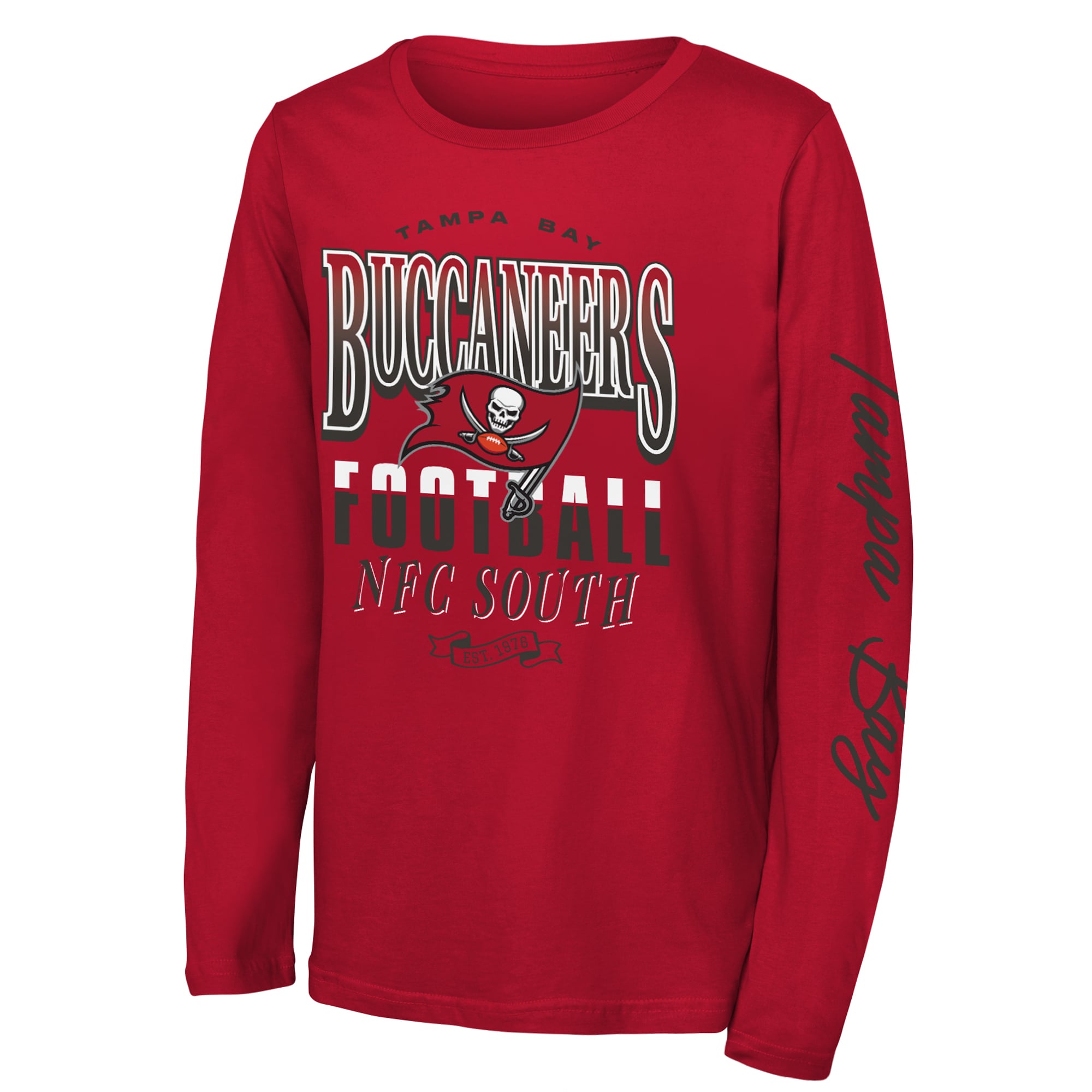 T-shirt à manches longues Youth Outerstuff rouge Tampa Bay Buccaneers Real Ones