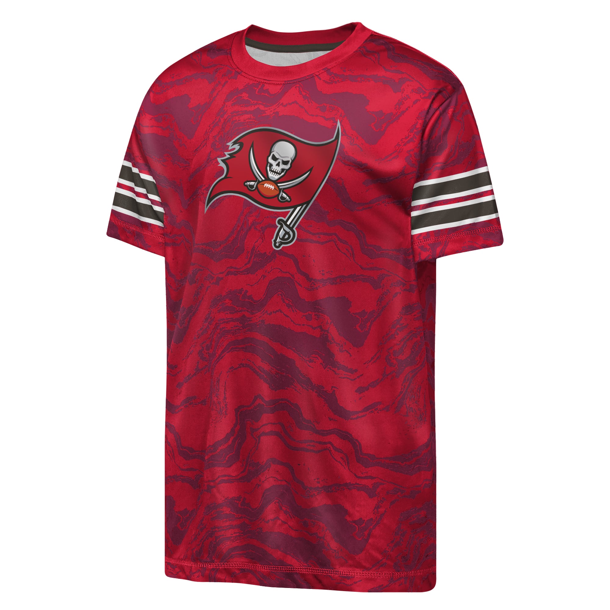 T-shirt de performance Youth Outerstuff rouge Tampa Bay Buccaneers Slant Route