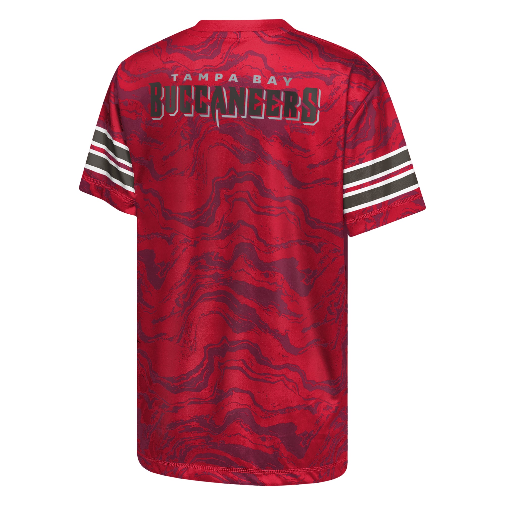 T-shirt de performance Youth Outerstuff rouge Tampa Bay Buccaneers Slant Route