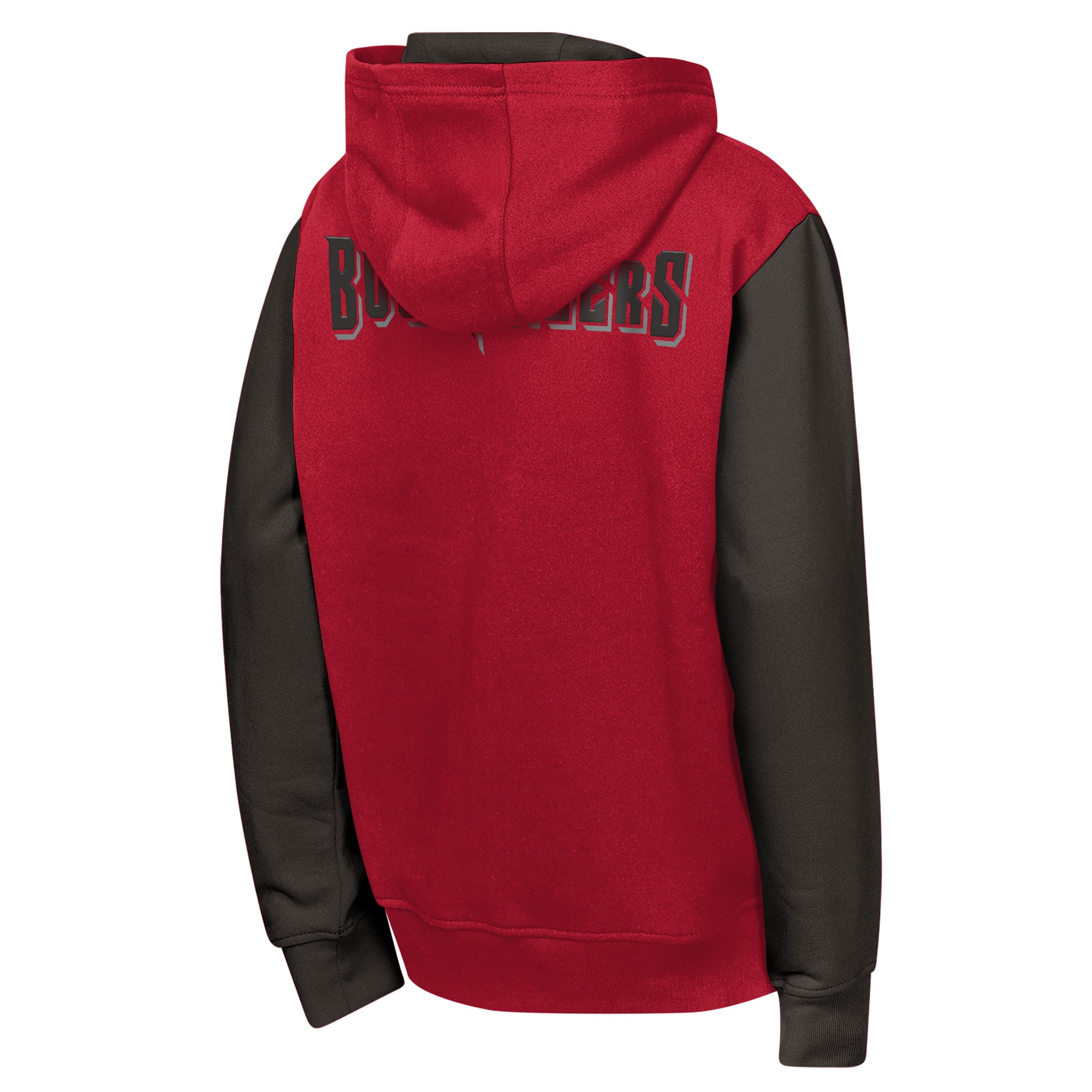 Sweat à capuche zippé Youth Outerstuff rouge Tampa Bay Buccaneers Stadium Colorblock