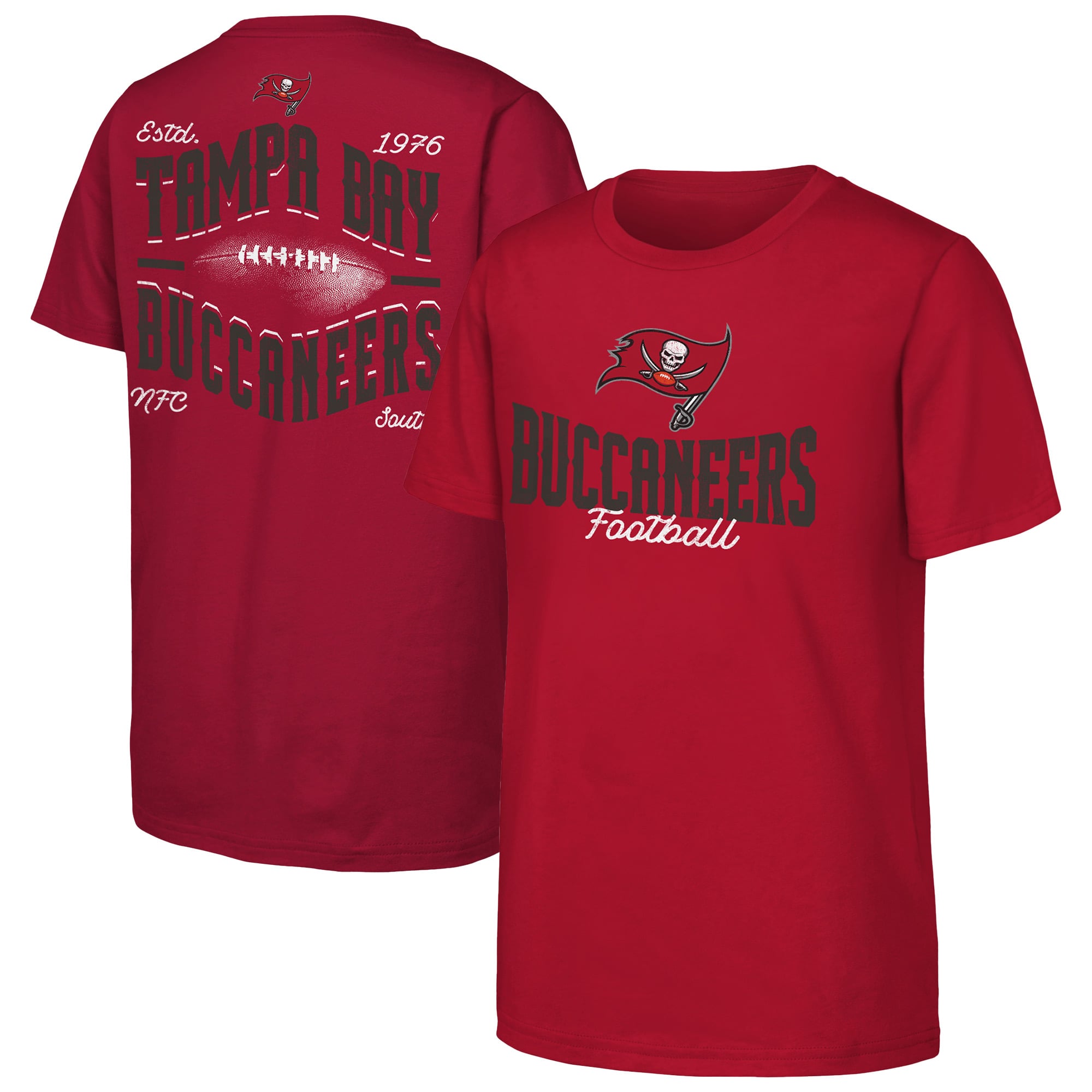 Youth Outerstuff Red Tampa Bay Buccaneers Top Pick T-Shirt