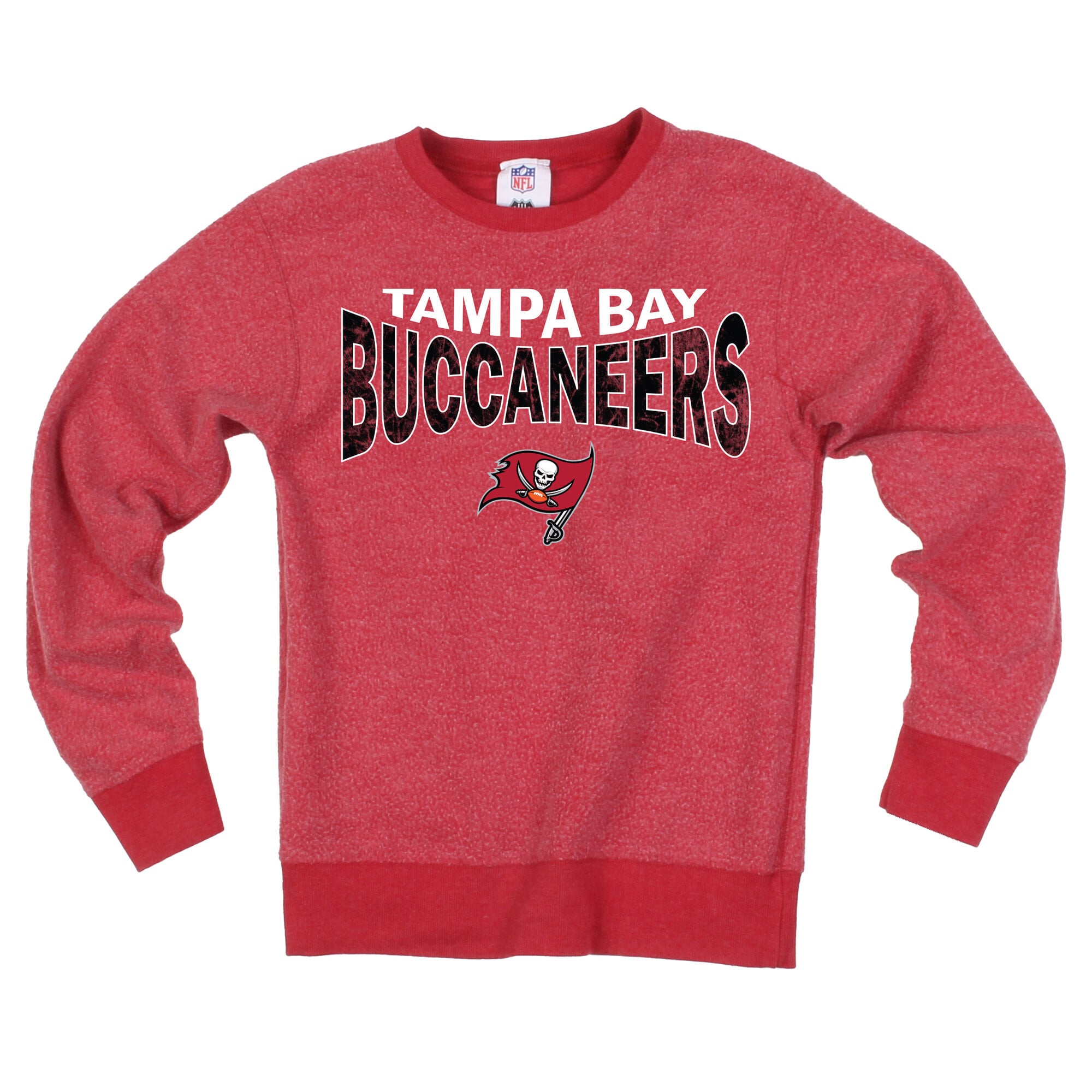 Sweat-shirt réversible en polaire rouge Wes & Willy pour jeunes des Buccaneers de Tampa Bay