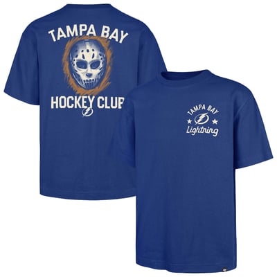  Tampa Bay Lightning '47 HPD Mask Foundation T-Shirt - Blue