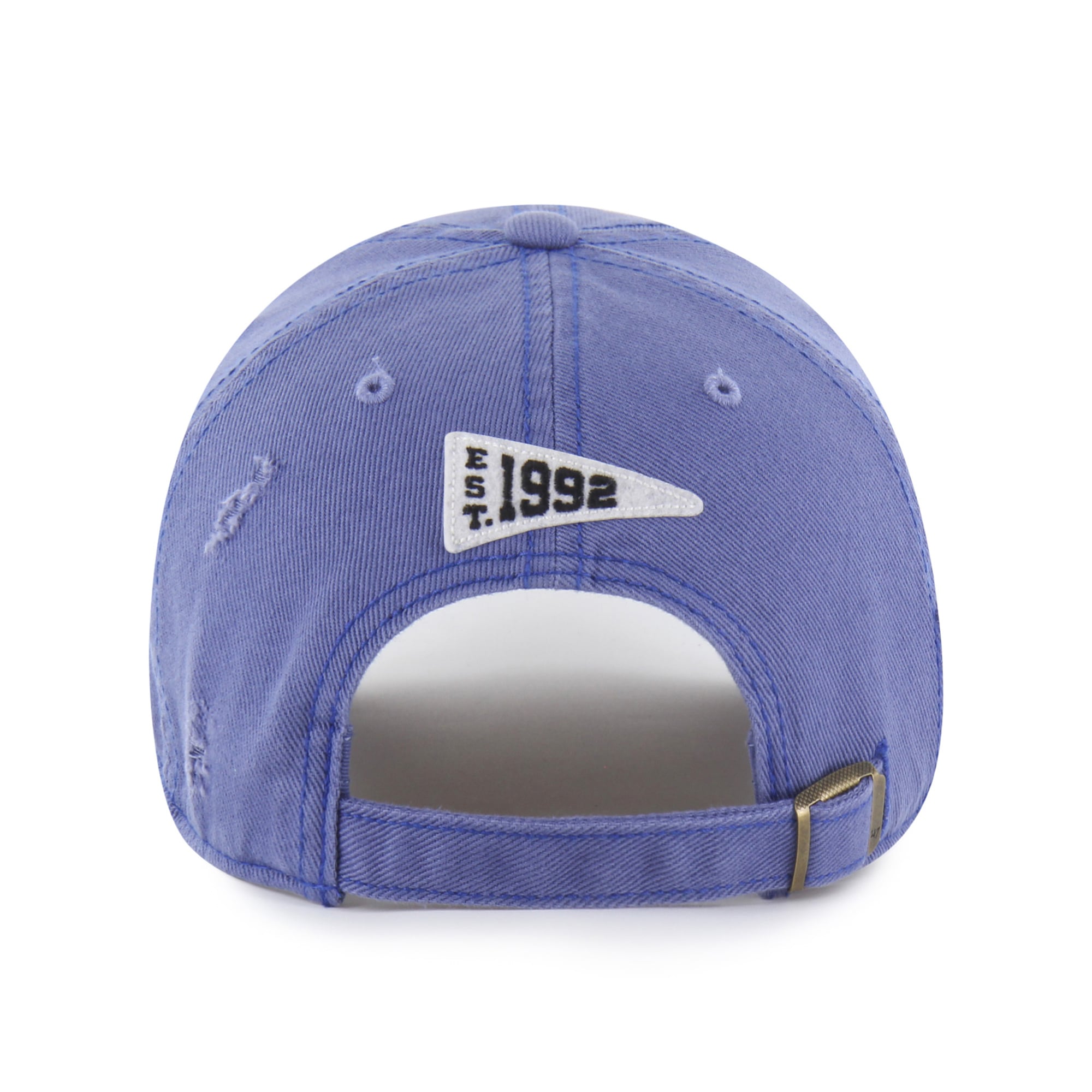 Casquette ajustable homme '47 bleue Tampa Bay Lightning Seymoore avec application vieillie