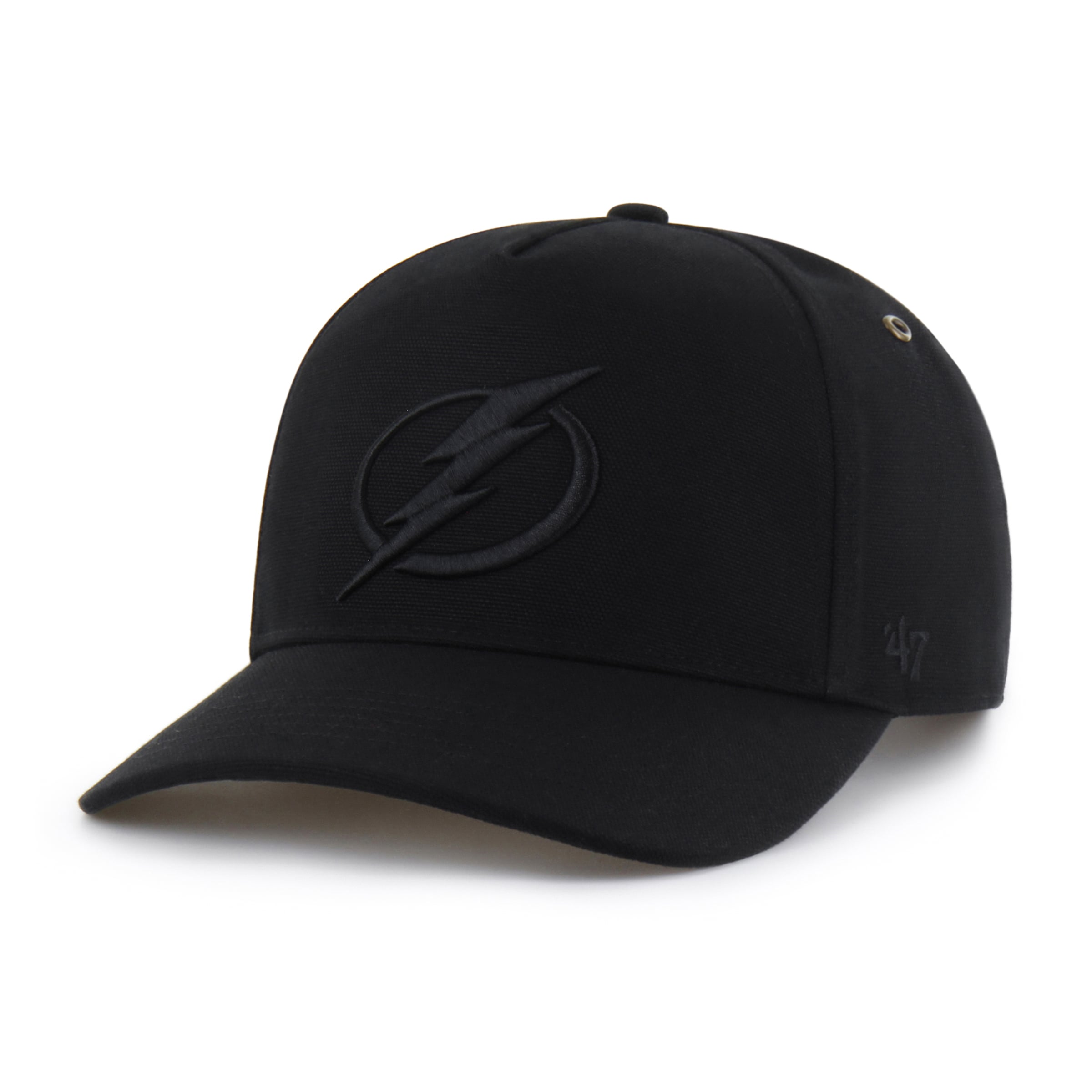 Casquette ajustable '47 x Carhartt noire Tampa Bay Lightning Hitch pour homme