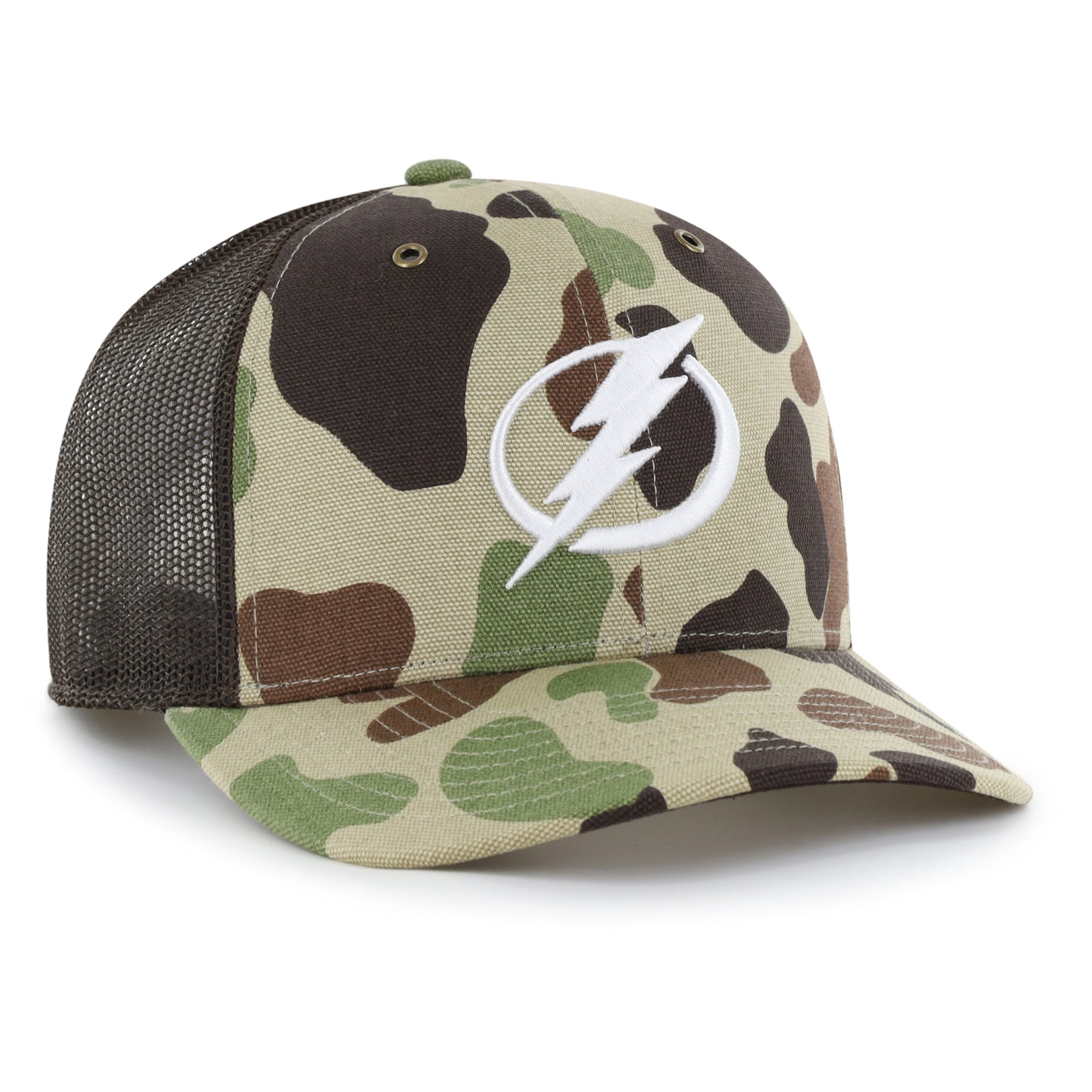 Casquette trucker ajustable Carhartt x '47 Duck Camo Tampa Bay Lightning pour homme