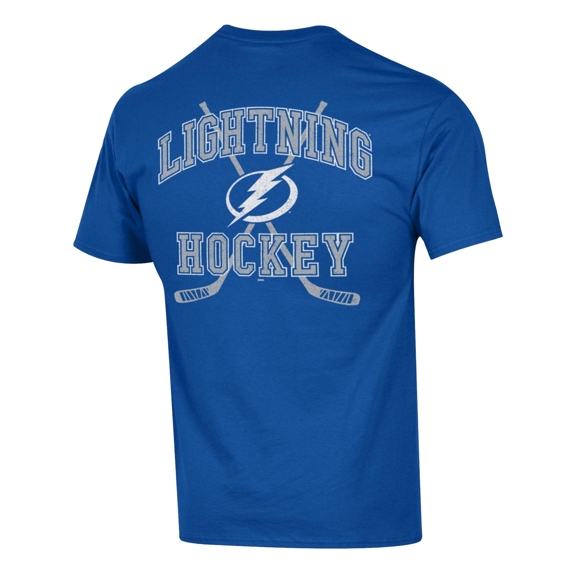 Men's Champion  Blue Tampa Bay Lightning Stick With It Jersey T-Shirt