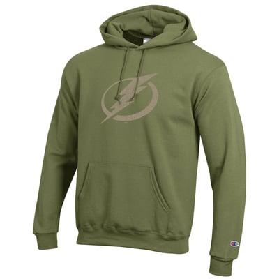 Sweat à capuche Tampa Bay Lightning Champion Olive Core Plus Eco Powerblend pour homme