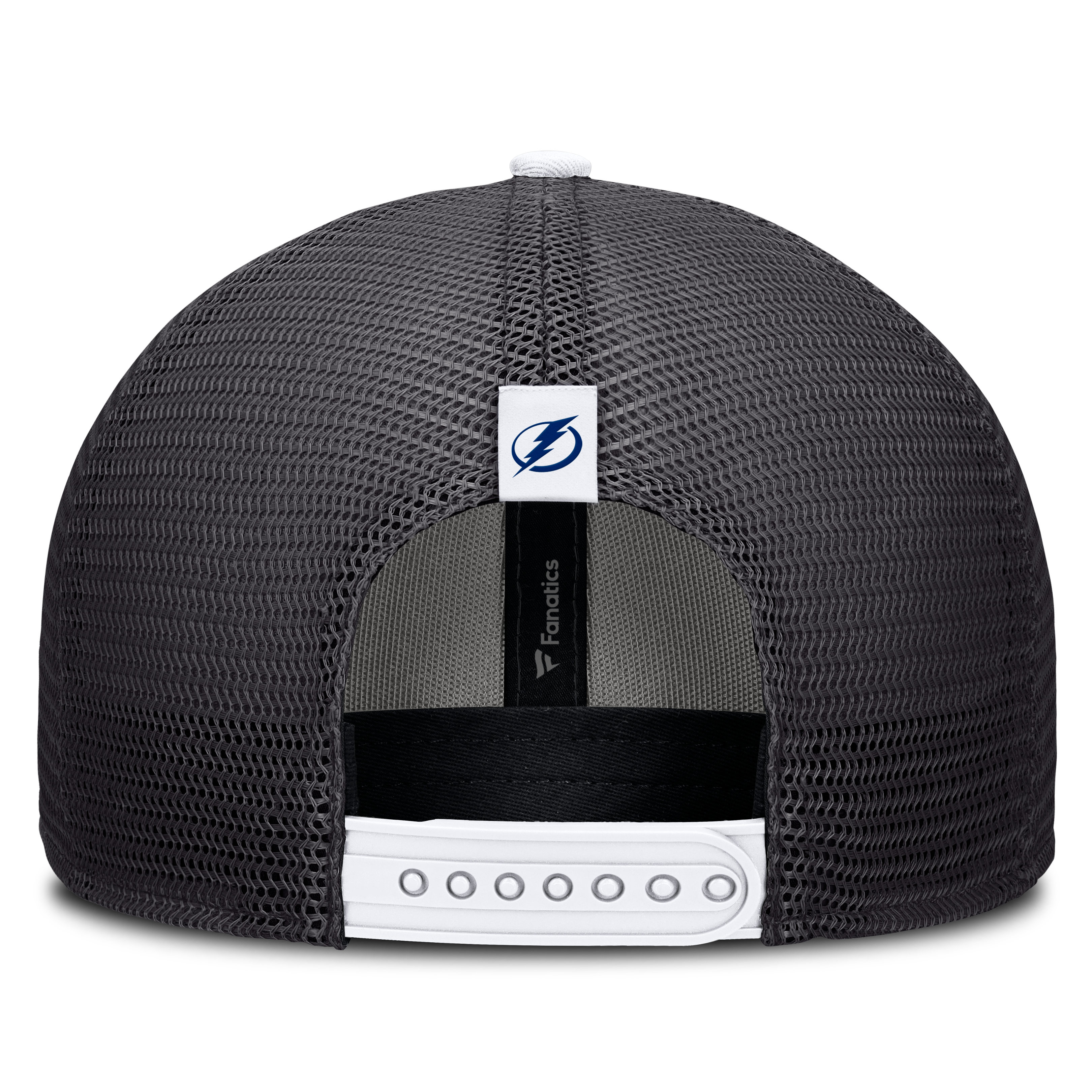 Casquette trucker ajustable Fanatics noire Tampa Bay Lightning Fundamental Limits pour homme