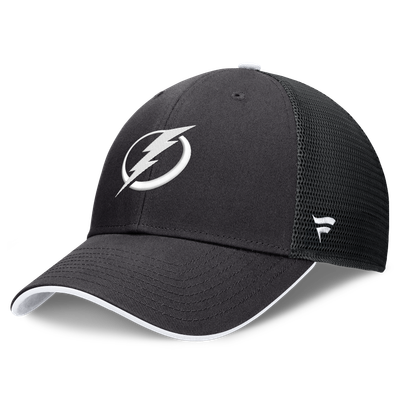 Tampa Bay Lightning Fanatics Fundamental Limits Trucker Adjustable Hat - Black