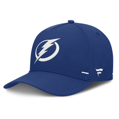 Men's Tampa Bay Lightning Fanatics Blue Authentic Pro Rink Bar Tacks A-Frame Adjustable Hat