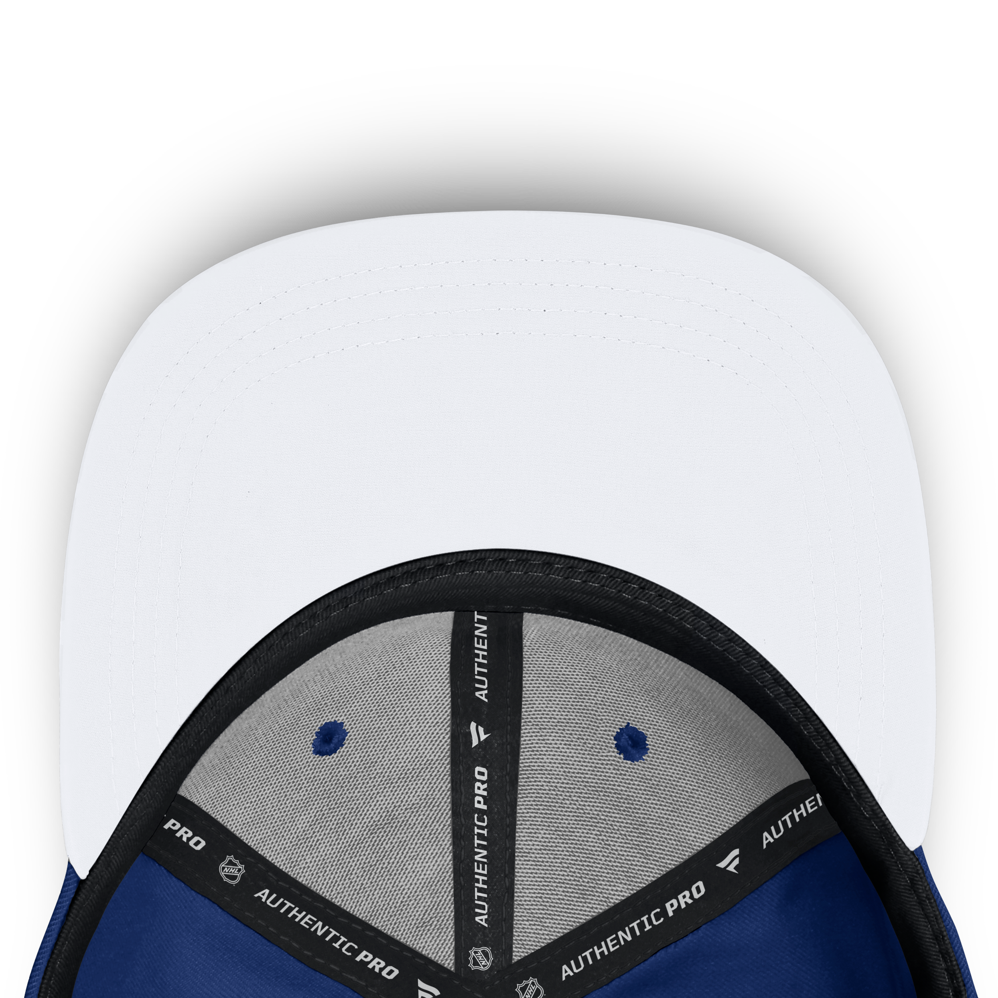 Men's Fanatics Blue Tampa Bay Lightning Authentic Pro Rink Debossed Stretch Fit Hat