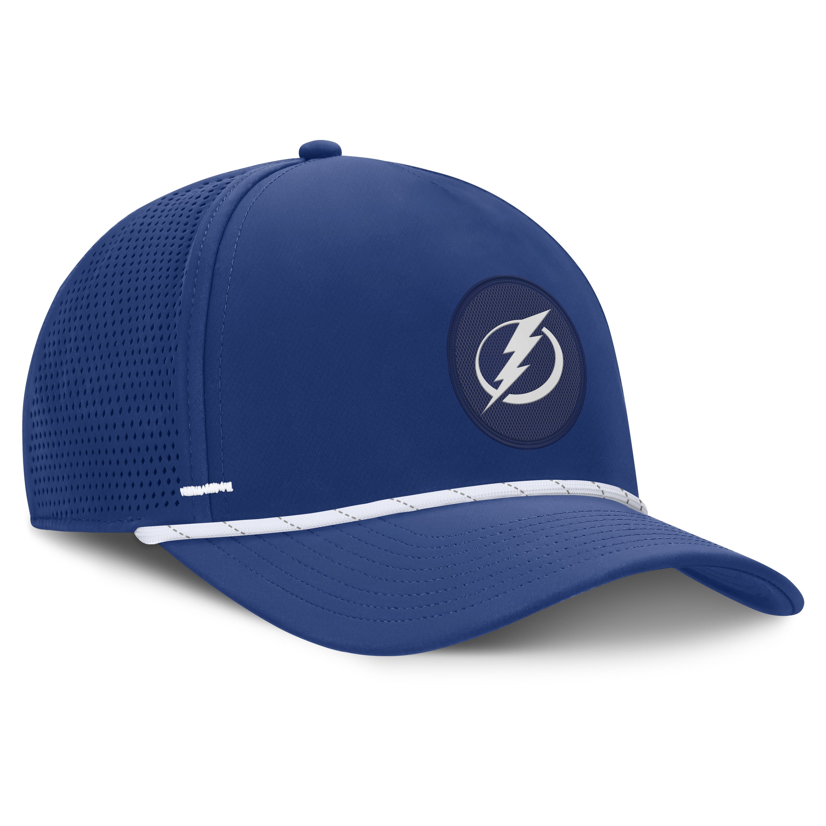 Men's Fanatics Blue Tampa Bay Lightning Authentic Pro Rink Vented A-Frame Adjustable Hat