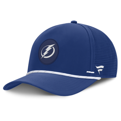 Men's Tampa Bay Lightning Fanatics Blue Authentic Pro Rink Vented A-Frame Adjustable Hat