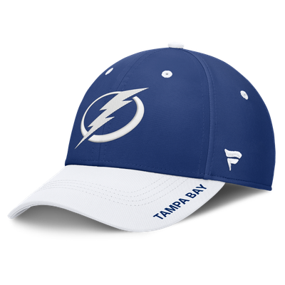 Men's Tampa Bay Lightning Fanatics Blue/White Authentic Pro Rink Stretch Hat