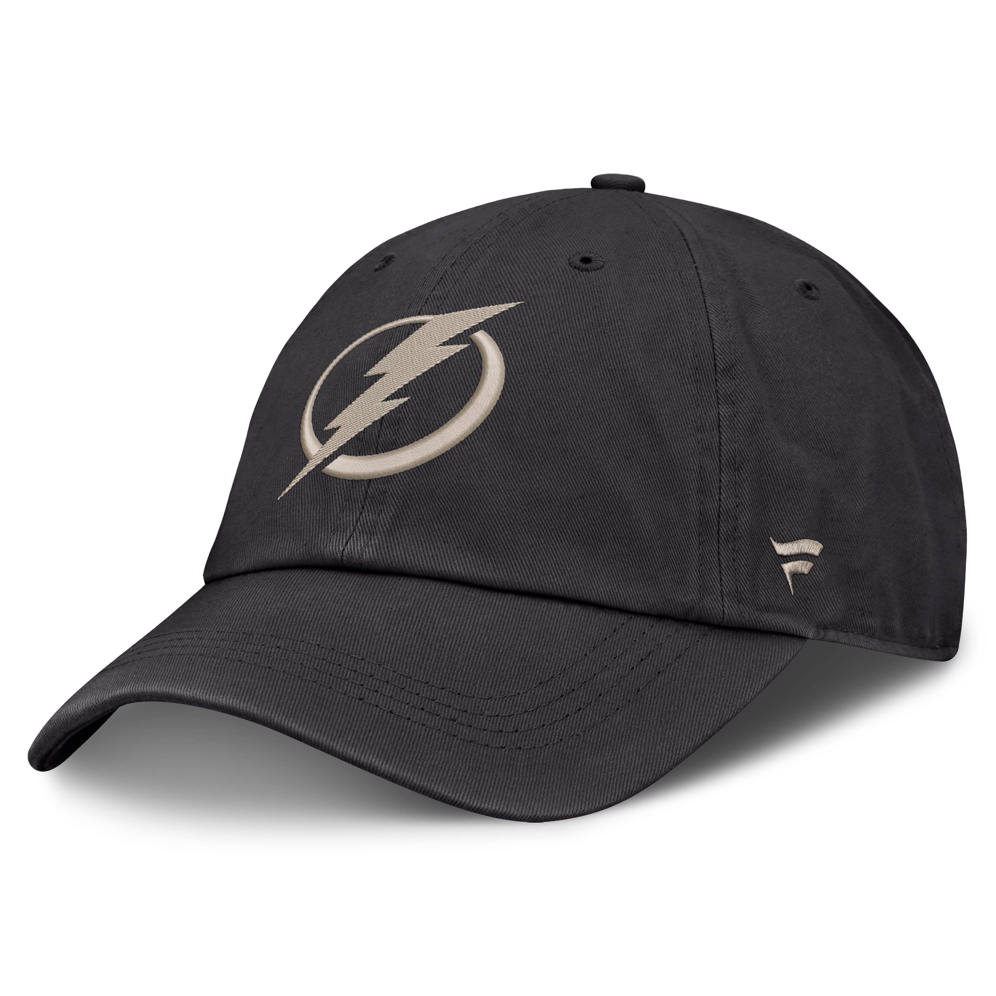 Casquette ajustable Fanatics Charcoal Tampa Bay Lightning Road Phantom Washed pour homme