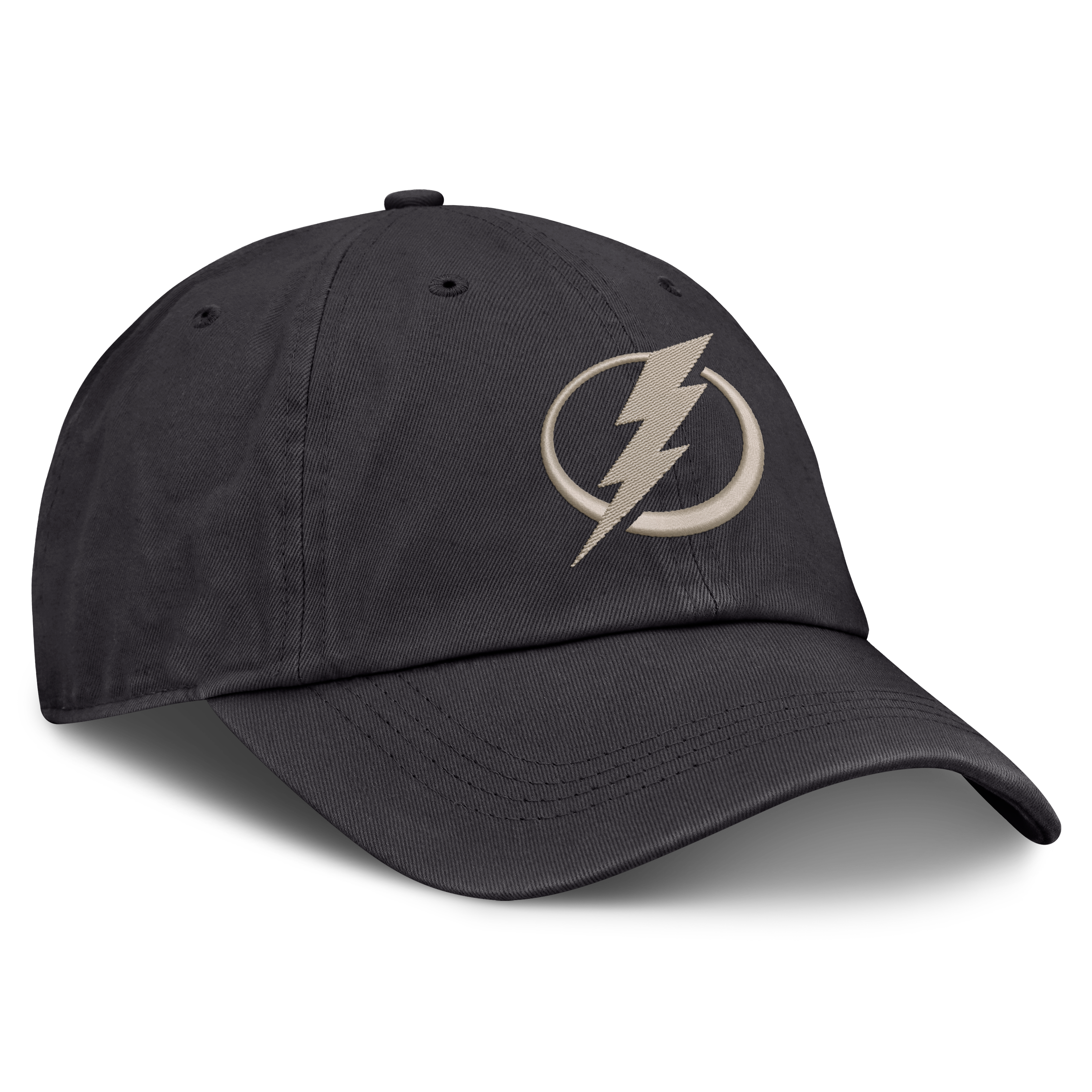 Casquette ajustable Fanatics Charcoal Tampa Bay Lightning Road Phantom Washed pour homme