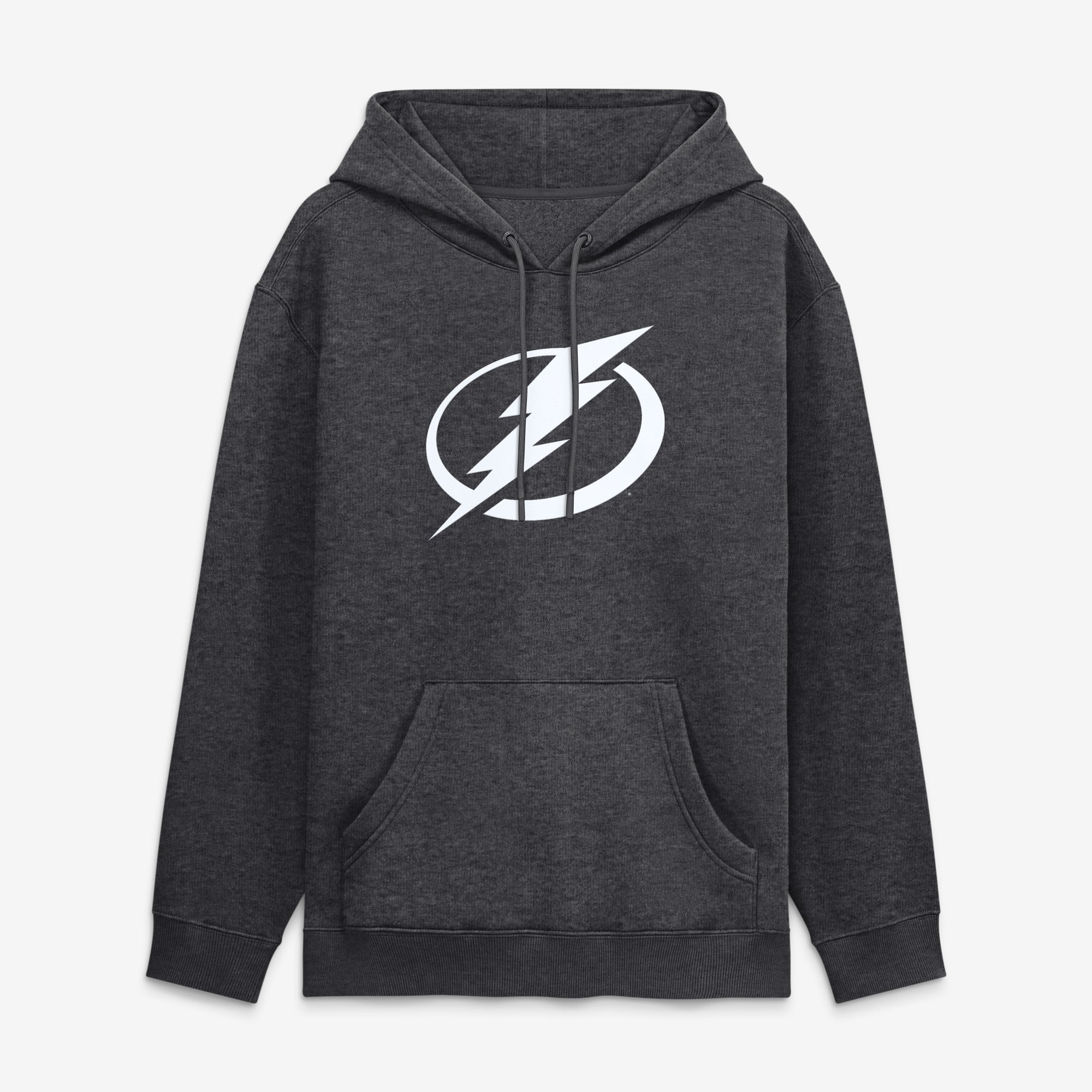 Sweat à capuche essentiel pour homme Fanatics Heather Charcoal Tampa Bay Lightning