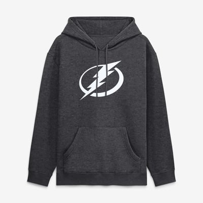 Sweat à capuche essentiel Tampa Bay Lightning Fanatics couleur anthracite chiné pour homme