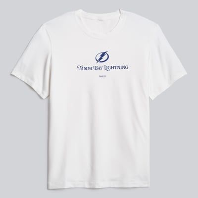 Men's Tampa Bay Lightning lululemon White Soft Jersey T-Shirt