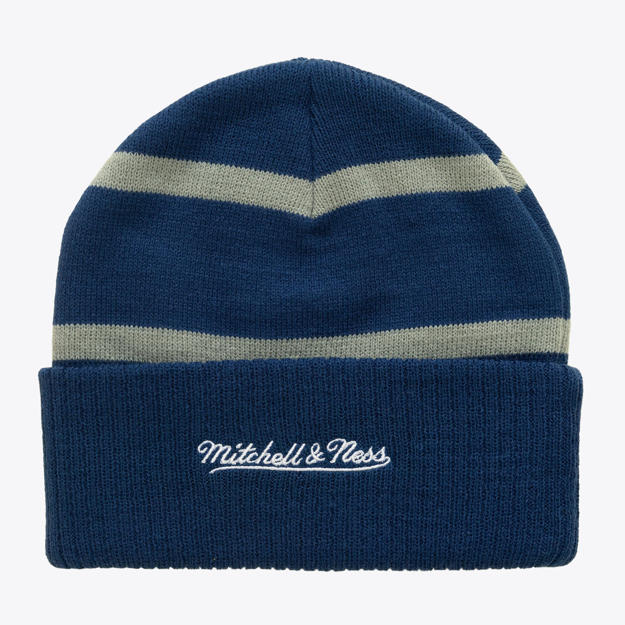 Men's Mitchell & Ness Blue Tampa Bay Lightning Head Coach Cuffed Knit Hat